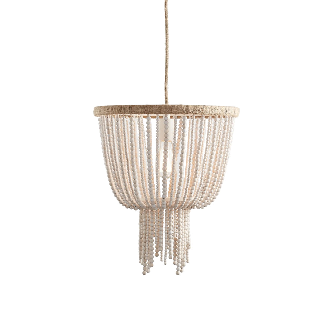 Himinuvyi Seil Modern Perlen Holz Kronleuchter-Letslighting