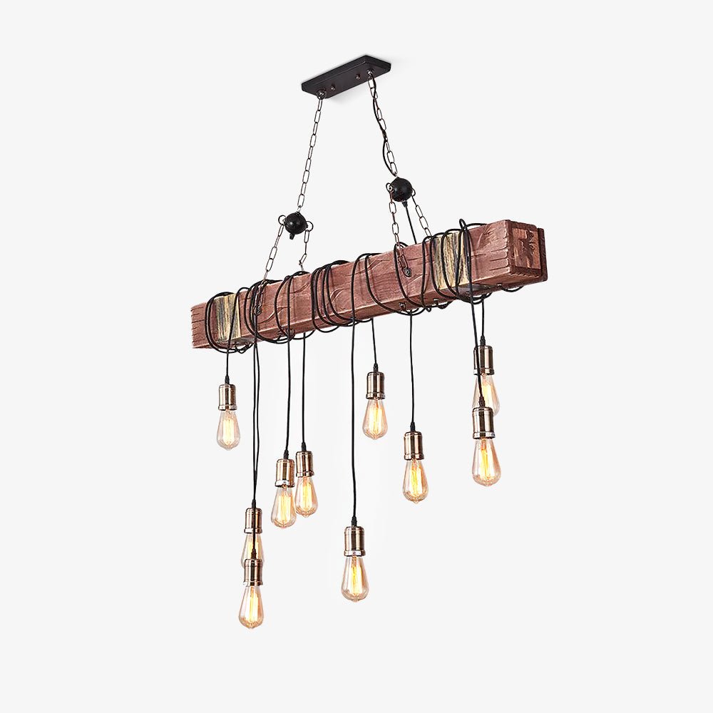 Lustra Kronleuchter Holz Modern-Letslighting