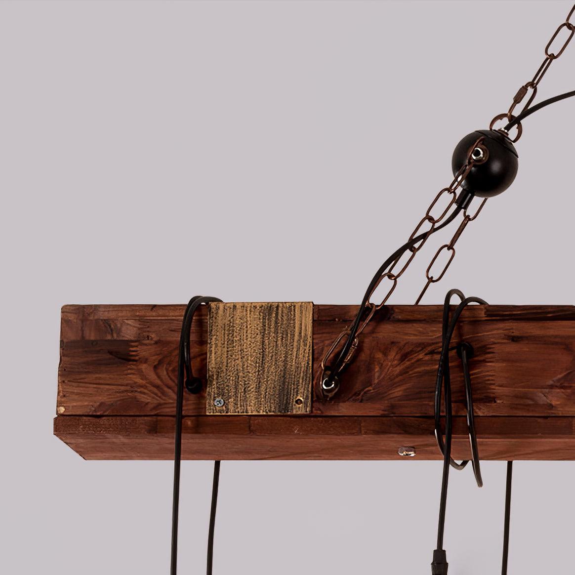 Lustra Kronleuchter Holz Modern-Letslighting