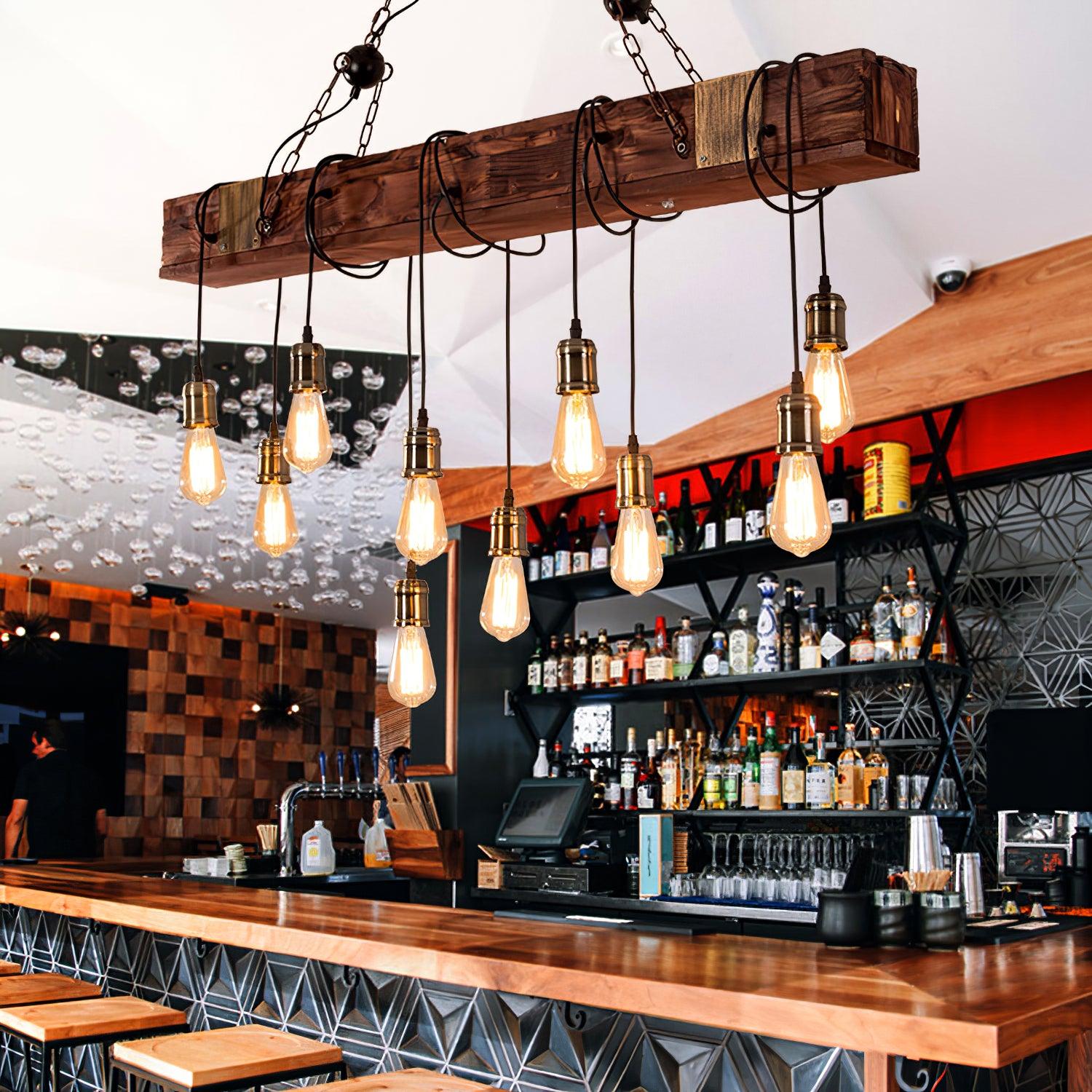 Lustra Kronleuchter Holz Modern-Letslighting