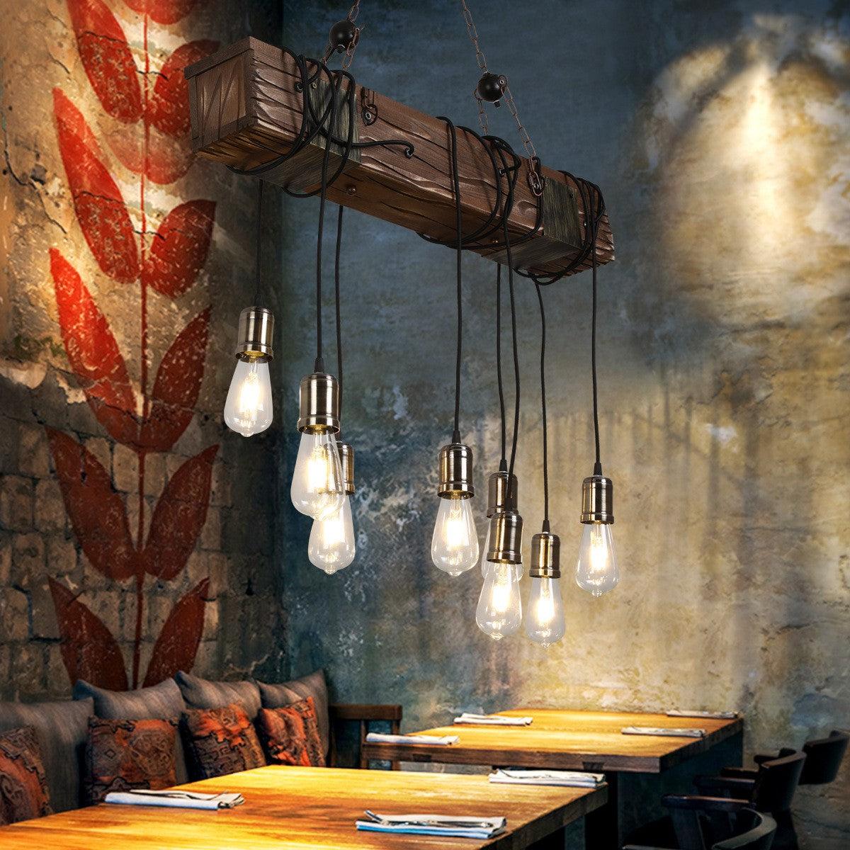 Lustra Kronleuchter Holz Modern-Letslighting