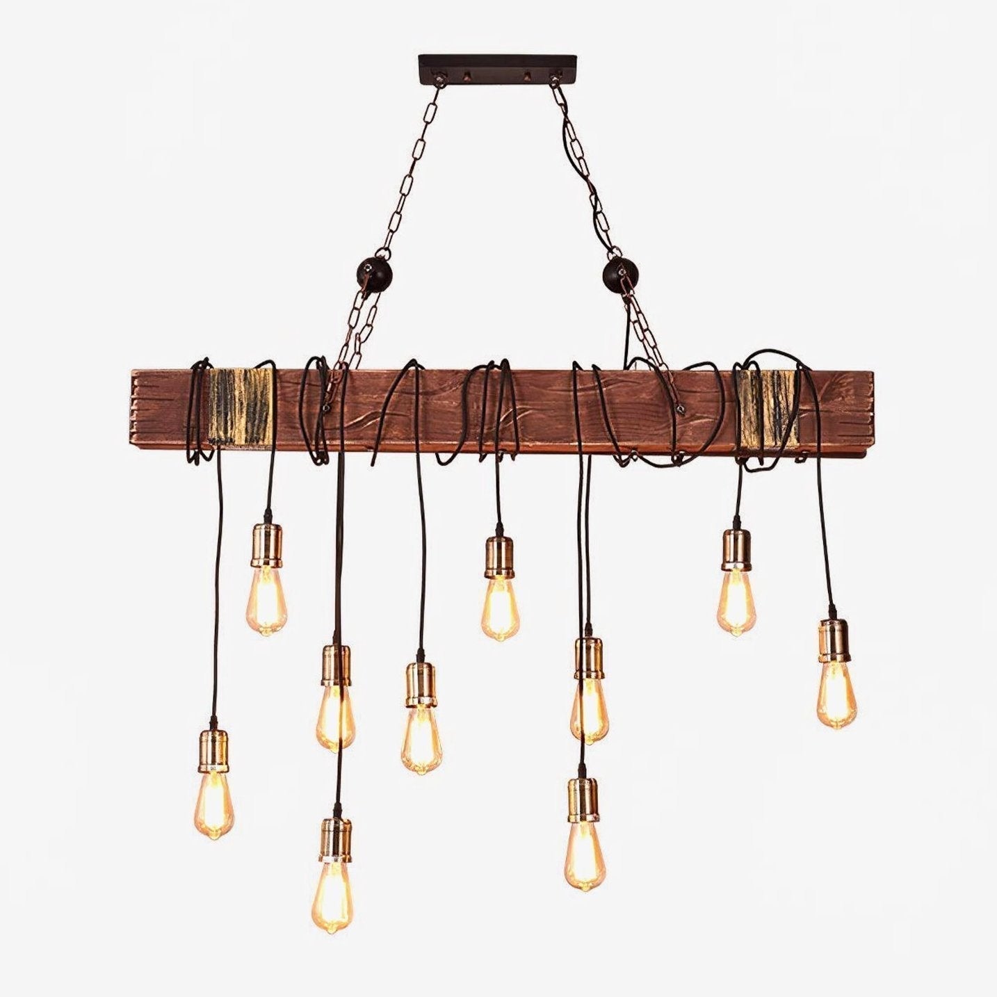Lustra Kronleuchter Holz Modern-Letslighting