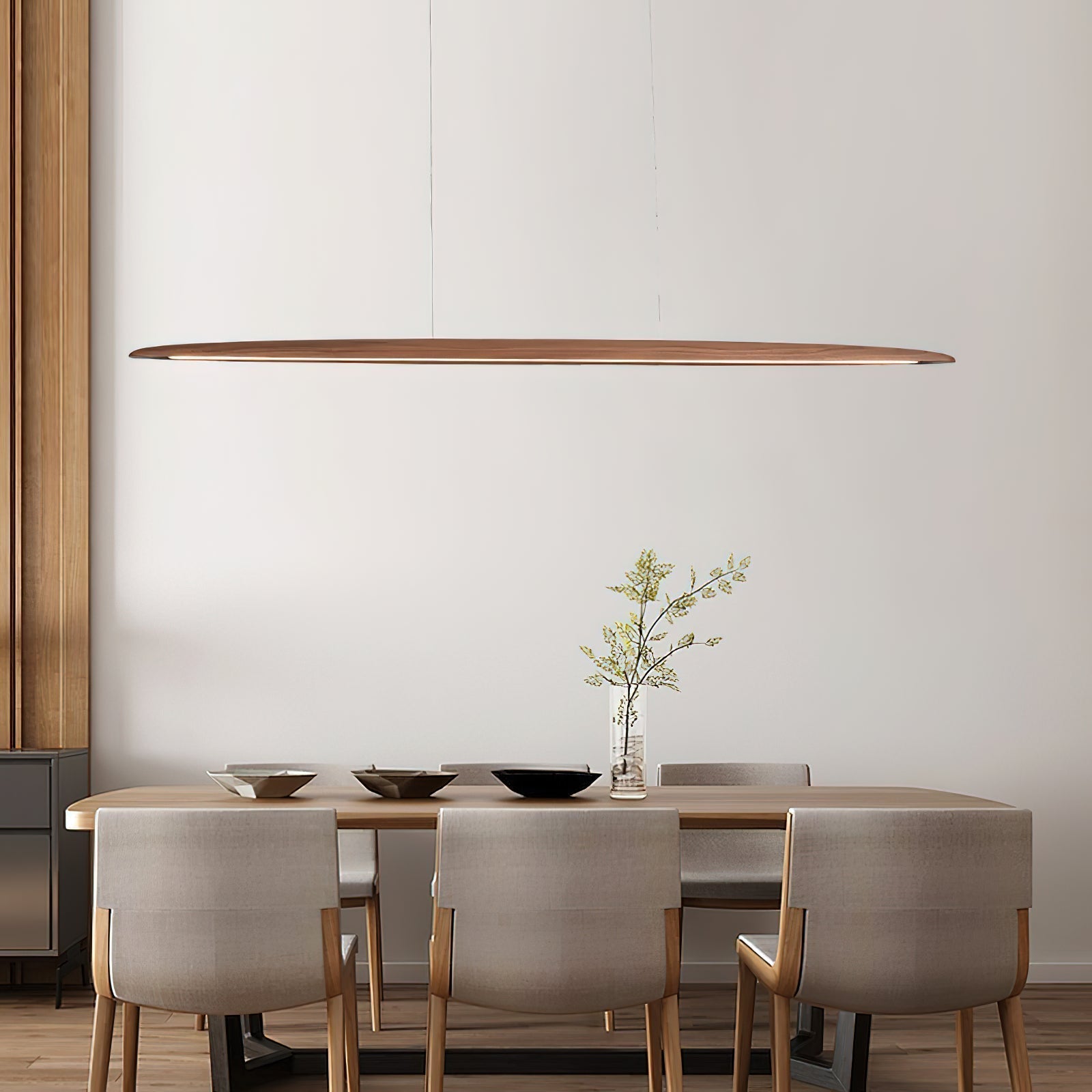 Zing Walnuss Holz Pendelleuchte-Letslighting
