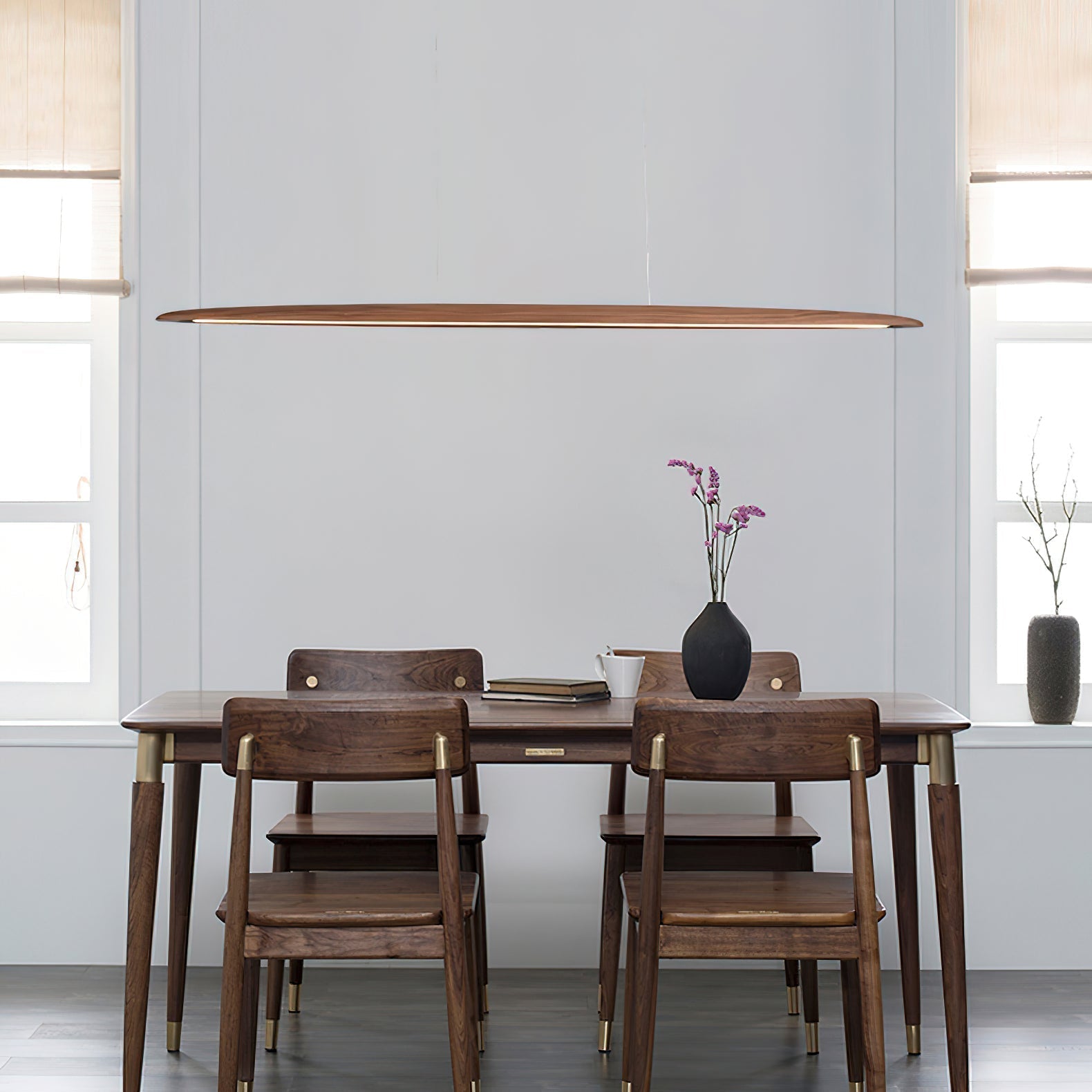 Zing Walnuss Holz Pendelleuchte-Letslighting