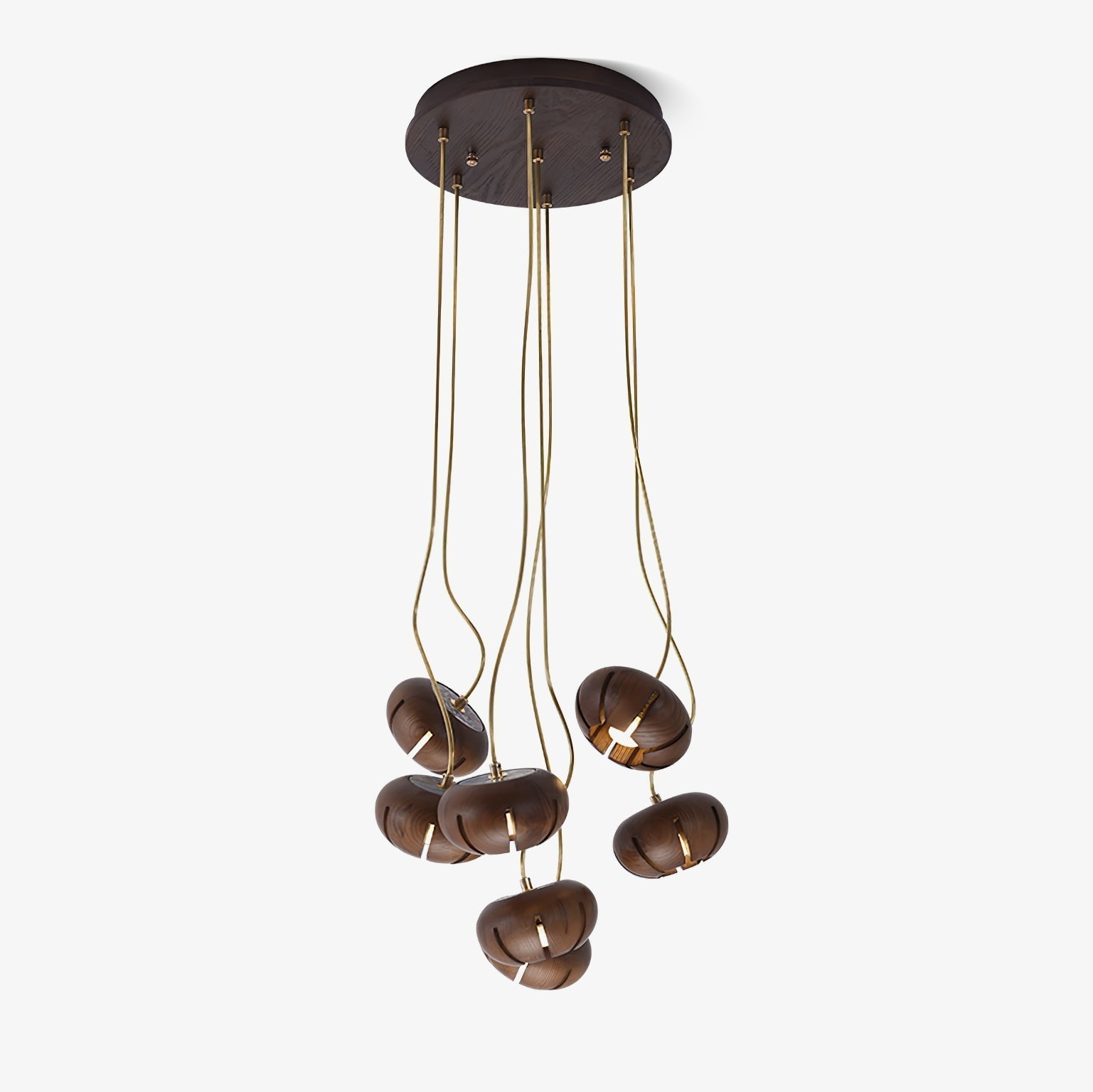 Zasorir Sculptural Marble Cluster Pendant Light - Blowlighting