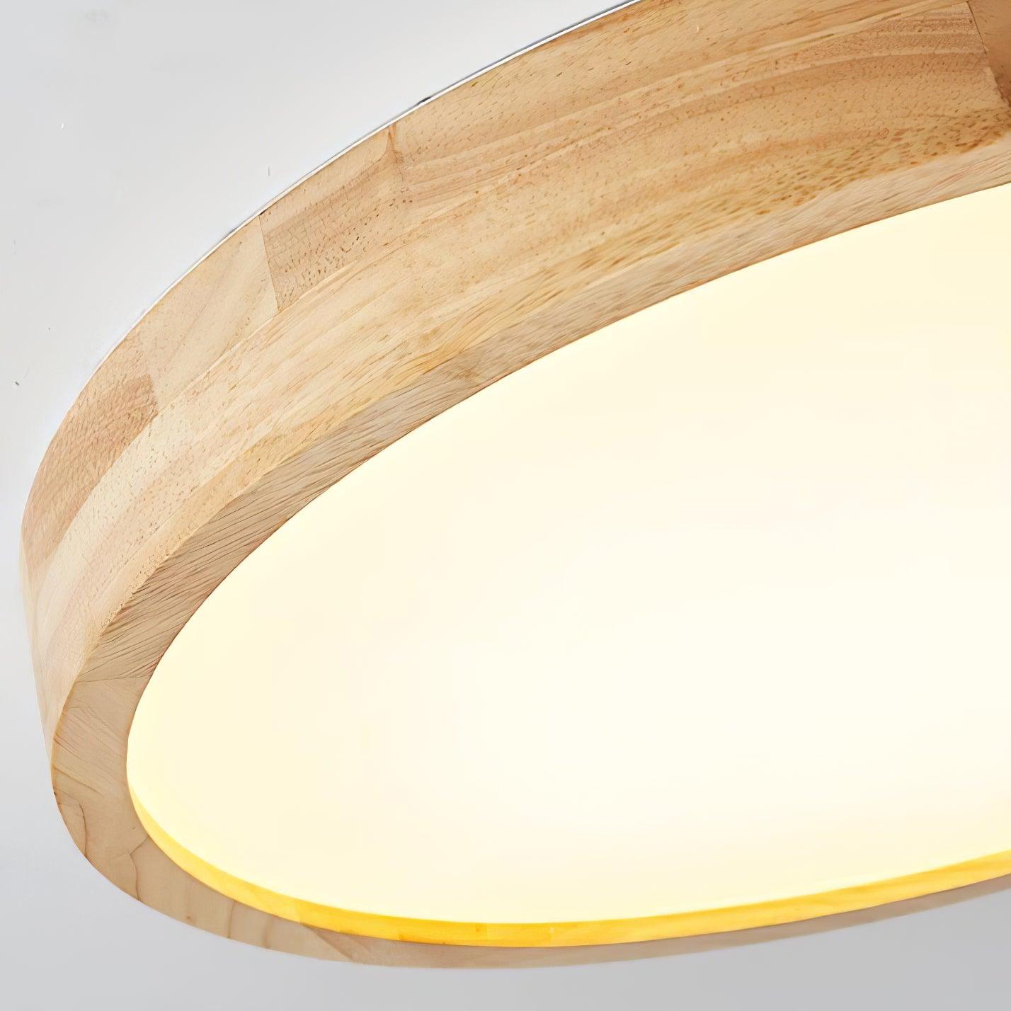 Lustra Deckenleuchte Holz Geometrisch LED-Letslighting
