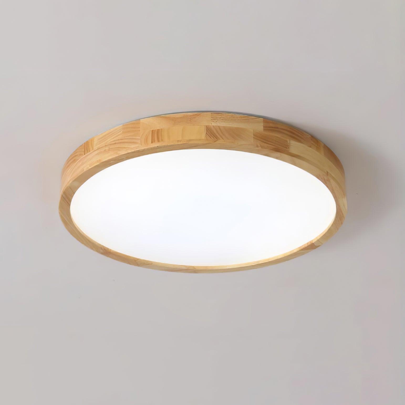 Hano Holz-Deckenleuchte im geometrischen Design