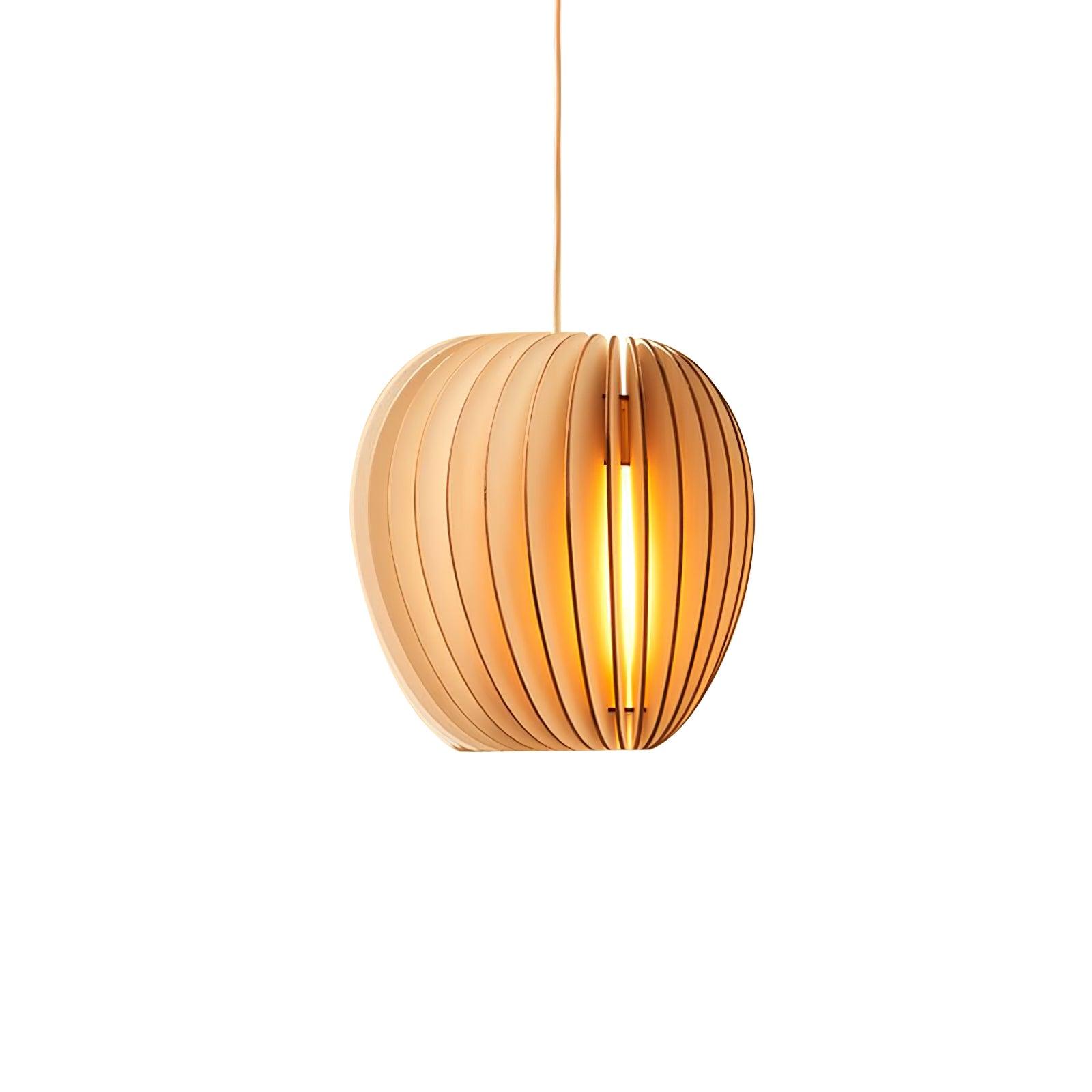 Vovene Elegance Einzigartige Kugel Holz Pendelleuchte-Letslighting