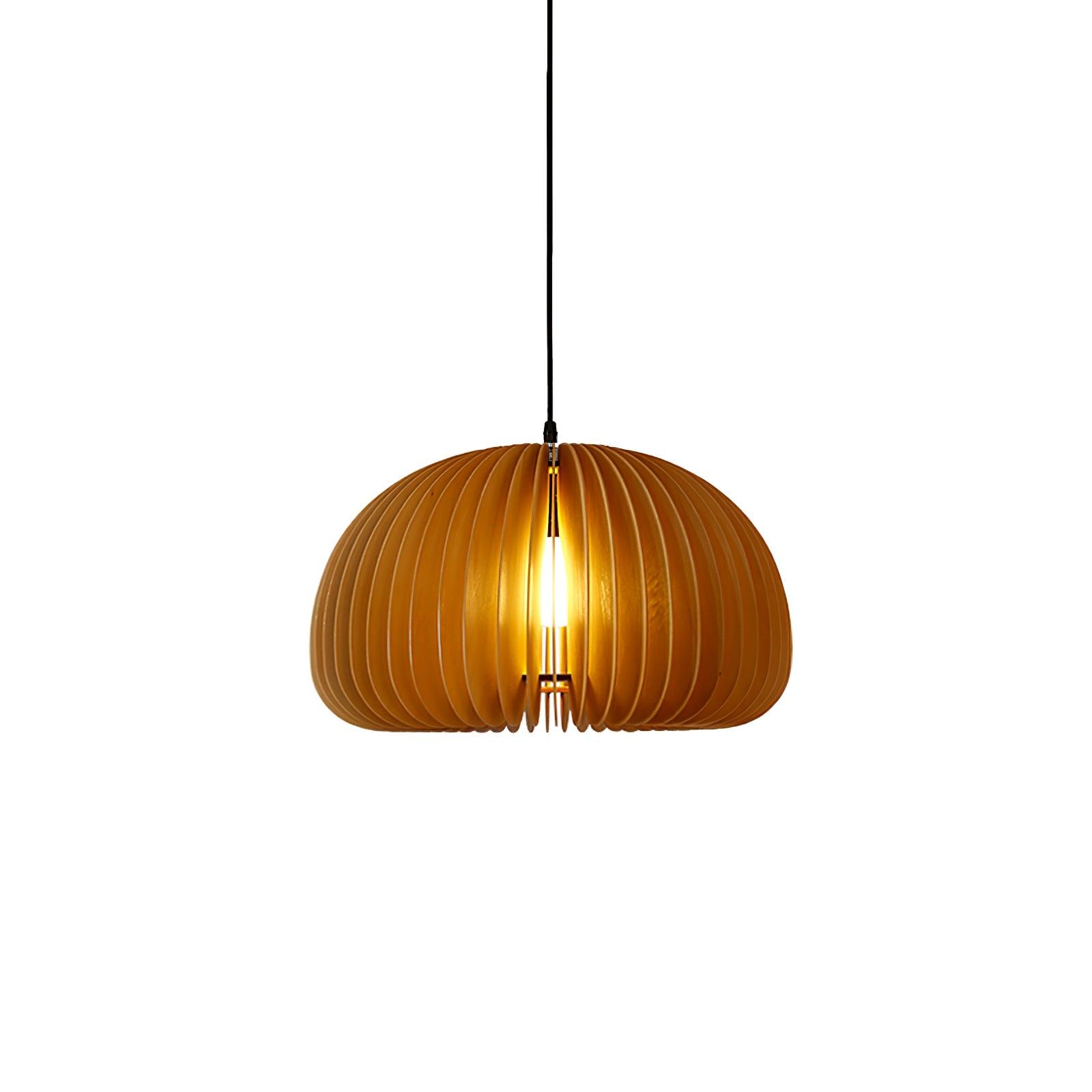 Vovene Elegance Einzigartige Kugel Holz Pendelleuchte-Letslighting