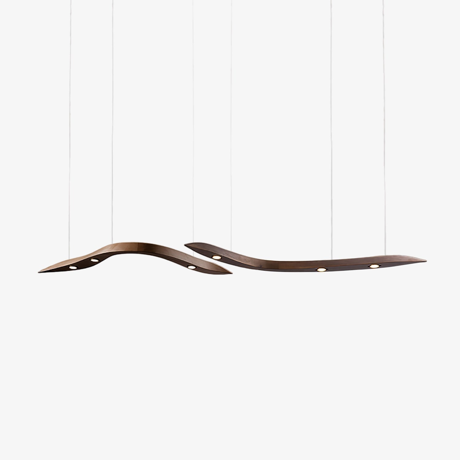 Flow Minimalistische Holz Pendelleuchte-Letslighting