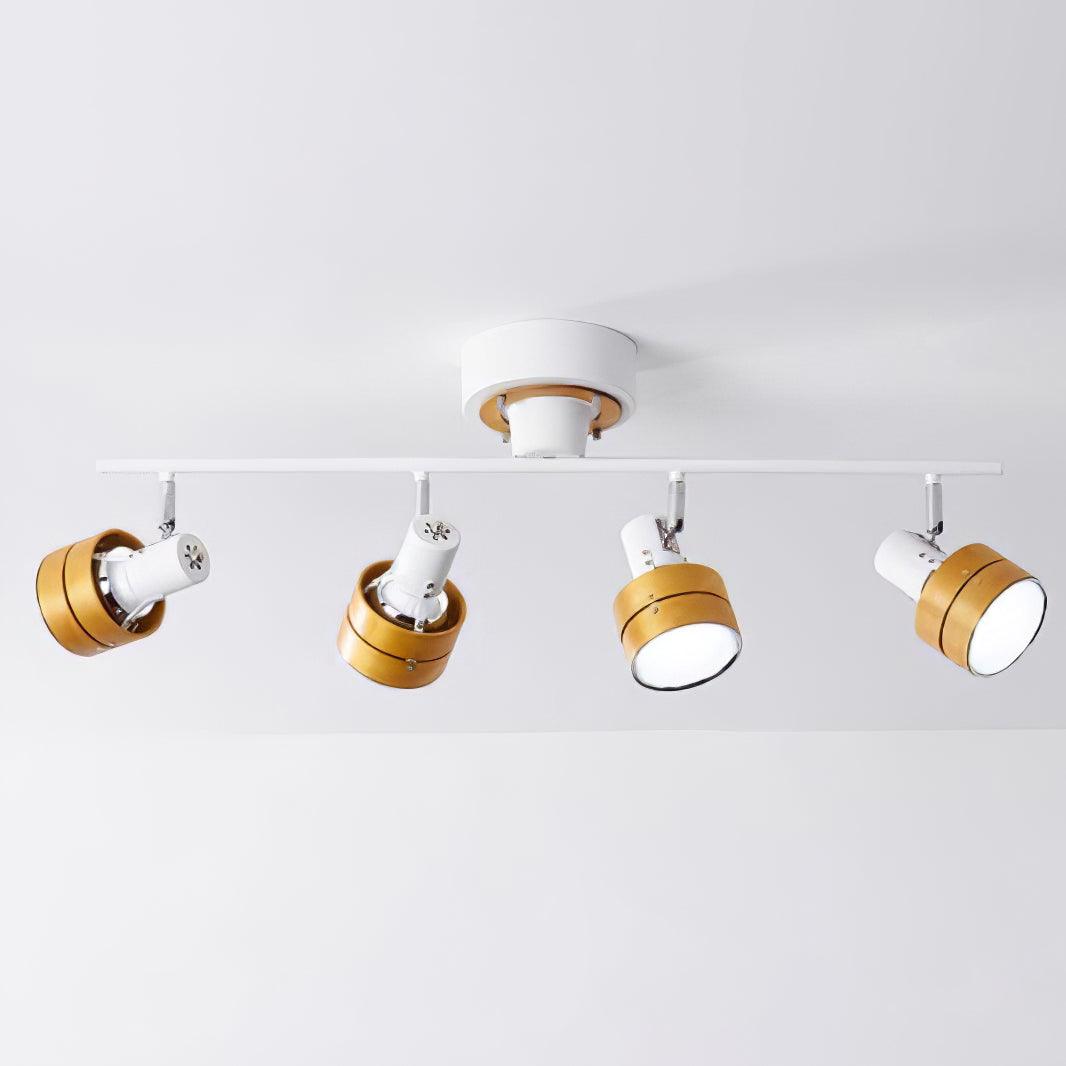 Elsorila Eleganz Verstellbar Spot Holz Deckenleuchte-Letslighting