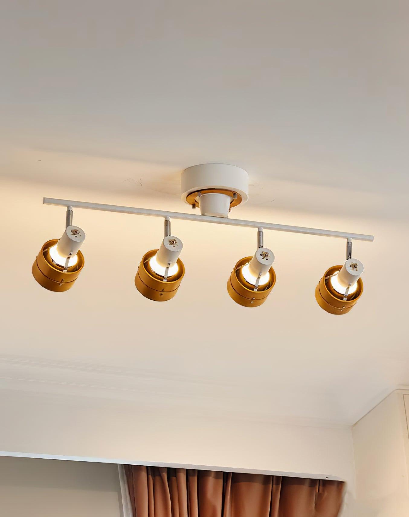 Elsorila Eleganz Verstellbar Spot Holz Deckenleuchte-Letslighting