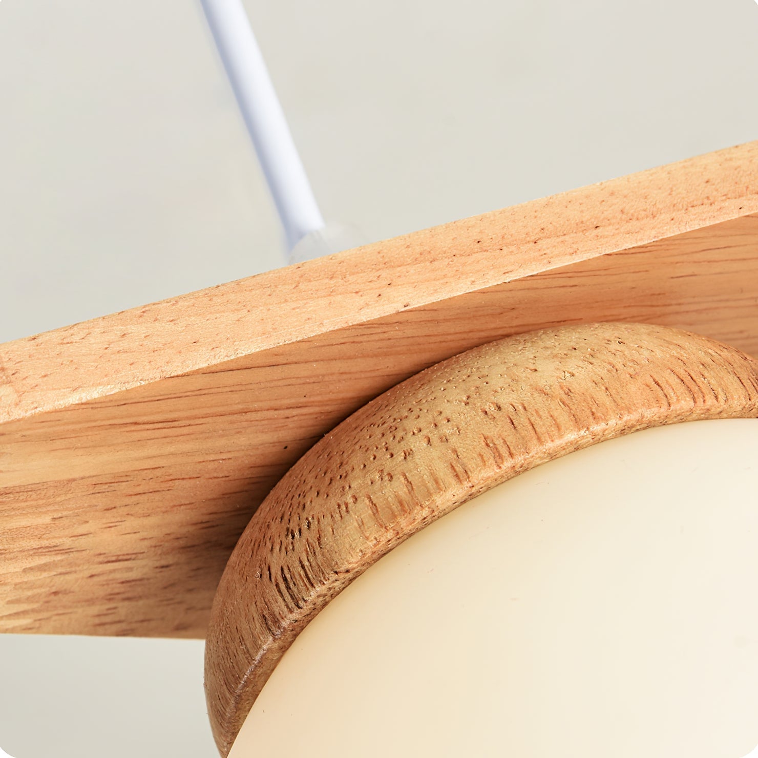 Zothaus Stern-Glas-Holz-Kronleuchter-Letslighting