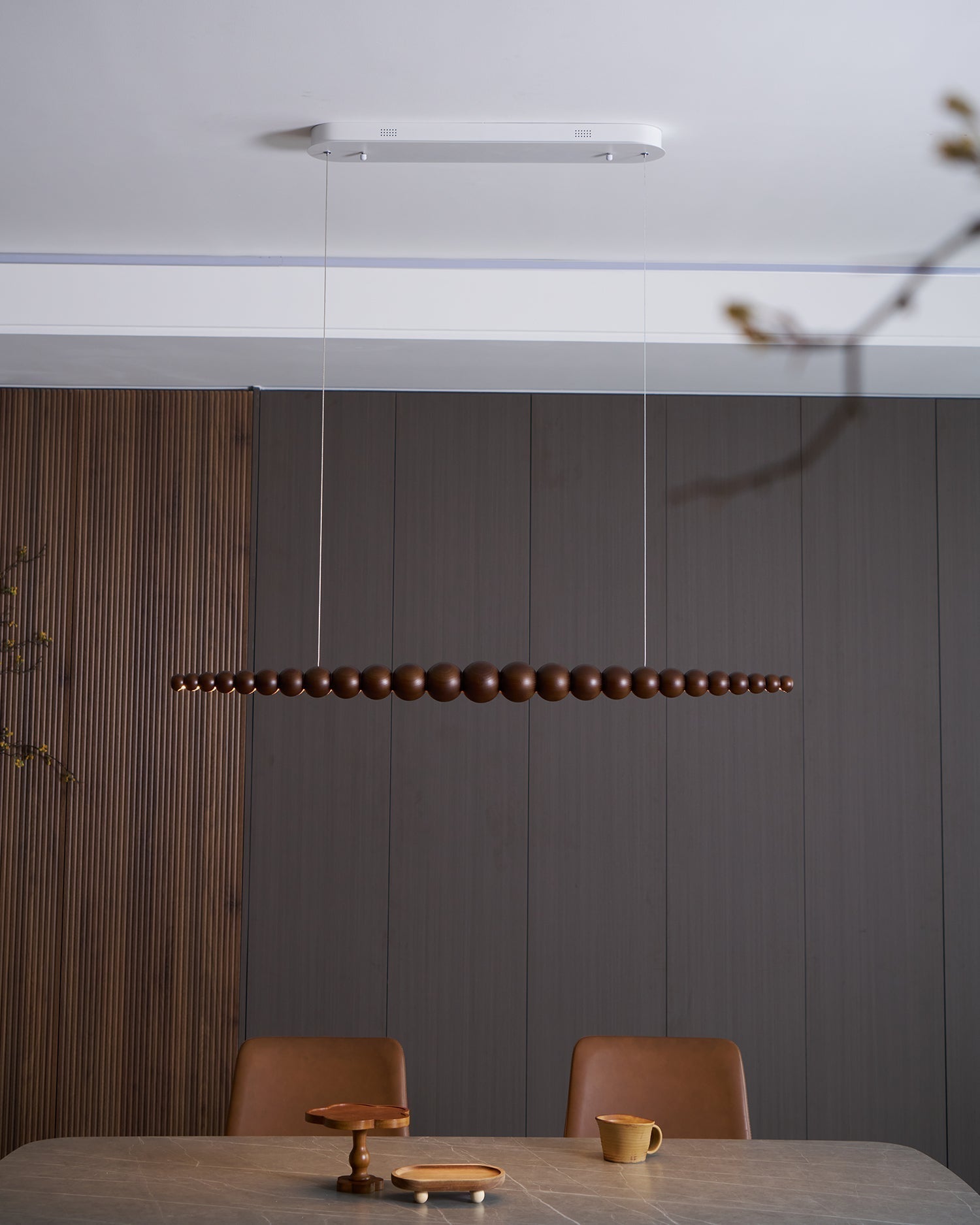 Orlanre Holz Minimalistisch Pendelleuchte-Letslighting