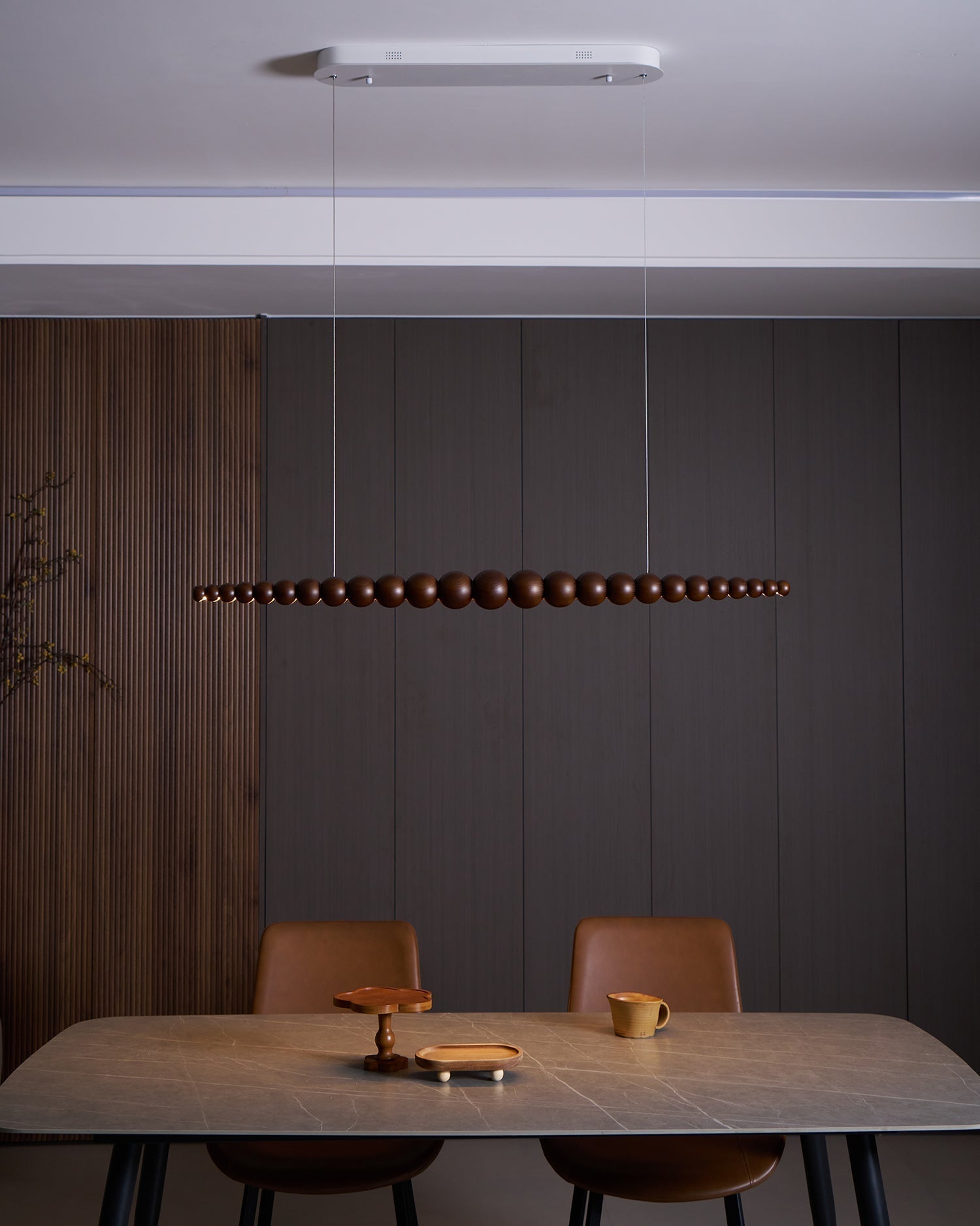 Orlanre Holz Minimalistisch Pendelleuchte-Letslighting