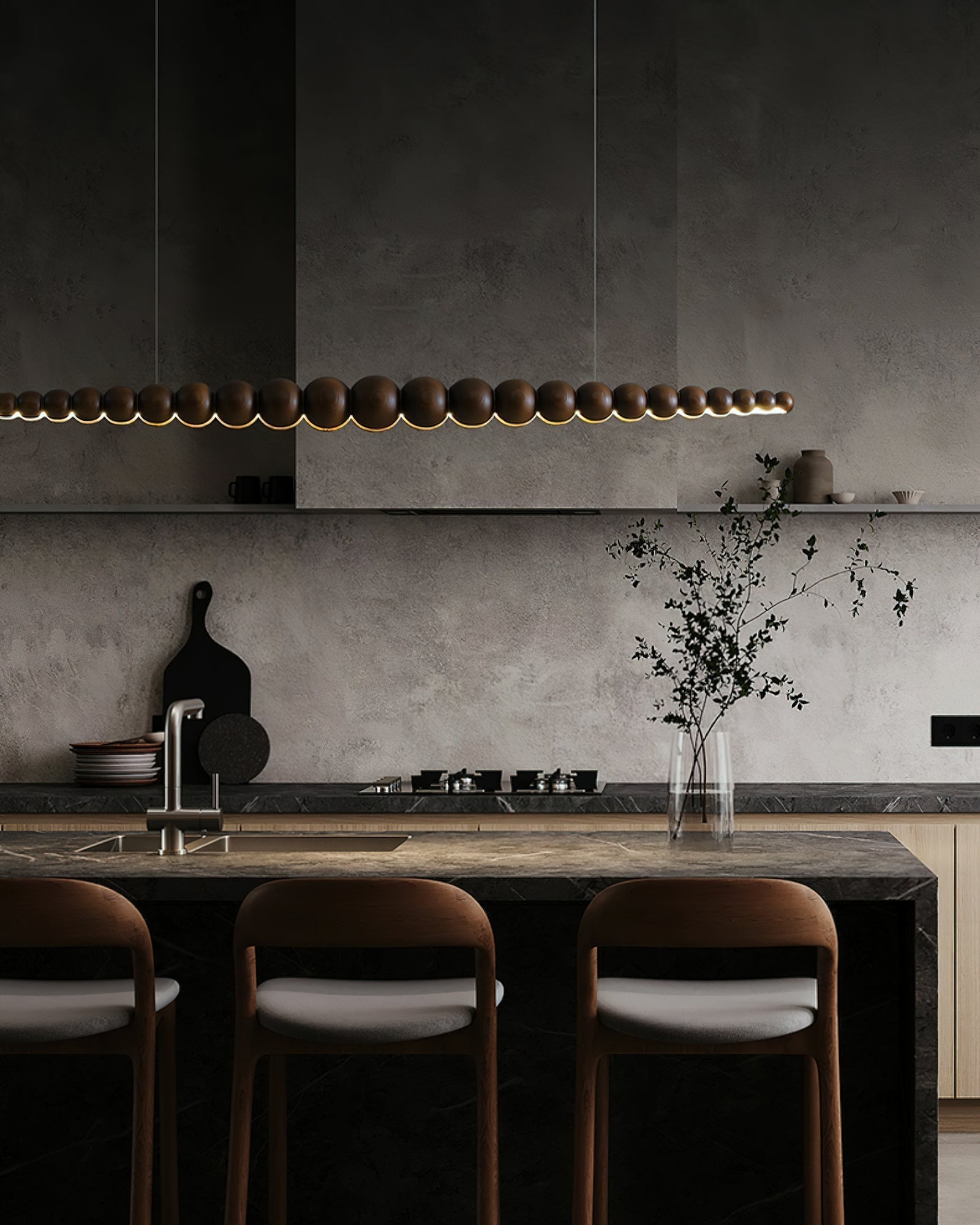 Orlanre Holz Minimalistisch Pendelleuchte-Letslighting