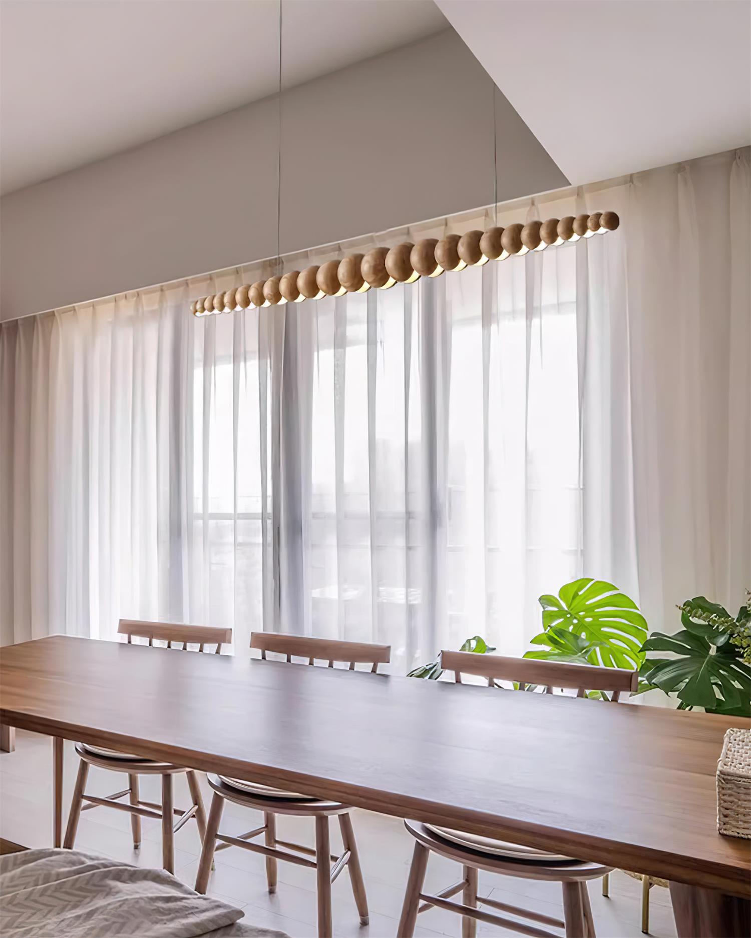 Orlanre Holz Minimalistisch Pendelleuchte-Letslighting