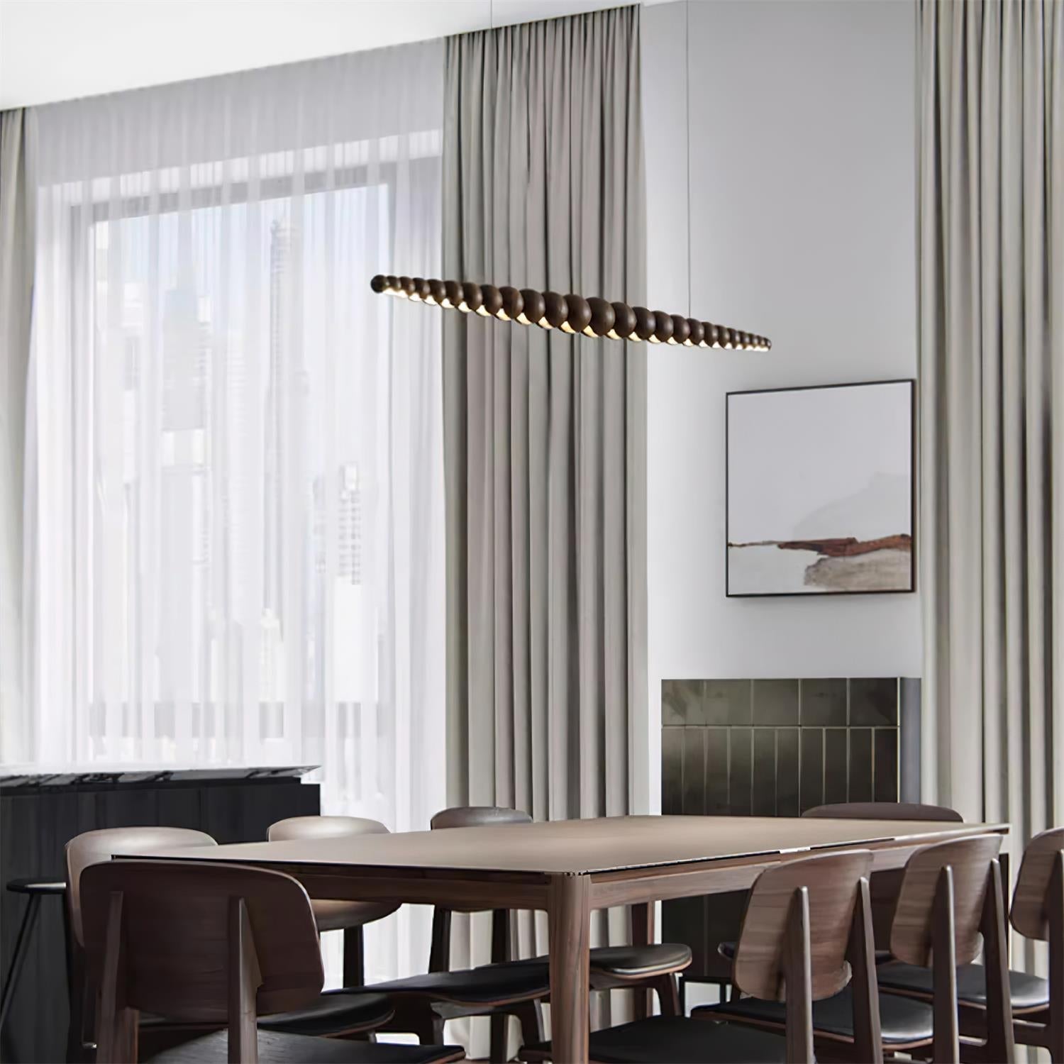 Orlanre Holz Minimalistisch Pendelleuchte-Letslighting
