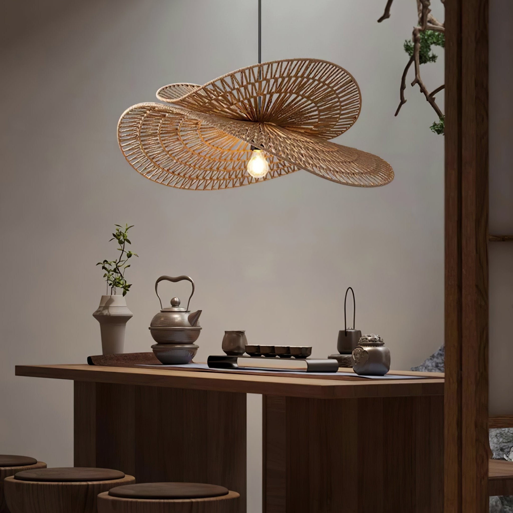 Avelora Hanfseil Traditionell Pendelleuchte-Letslighting