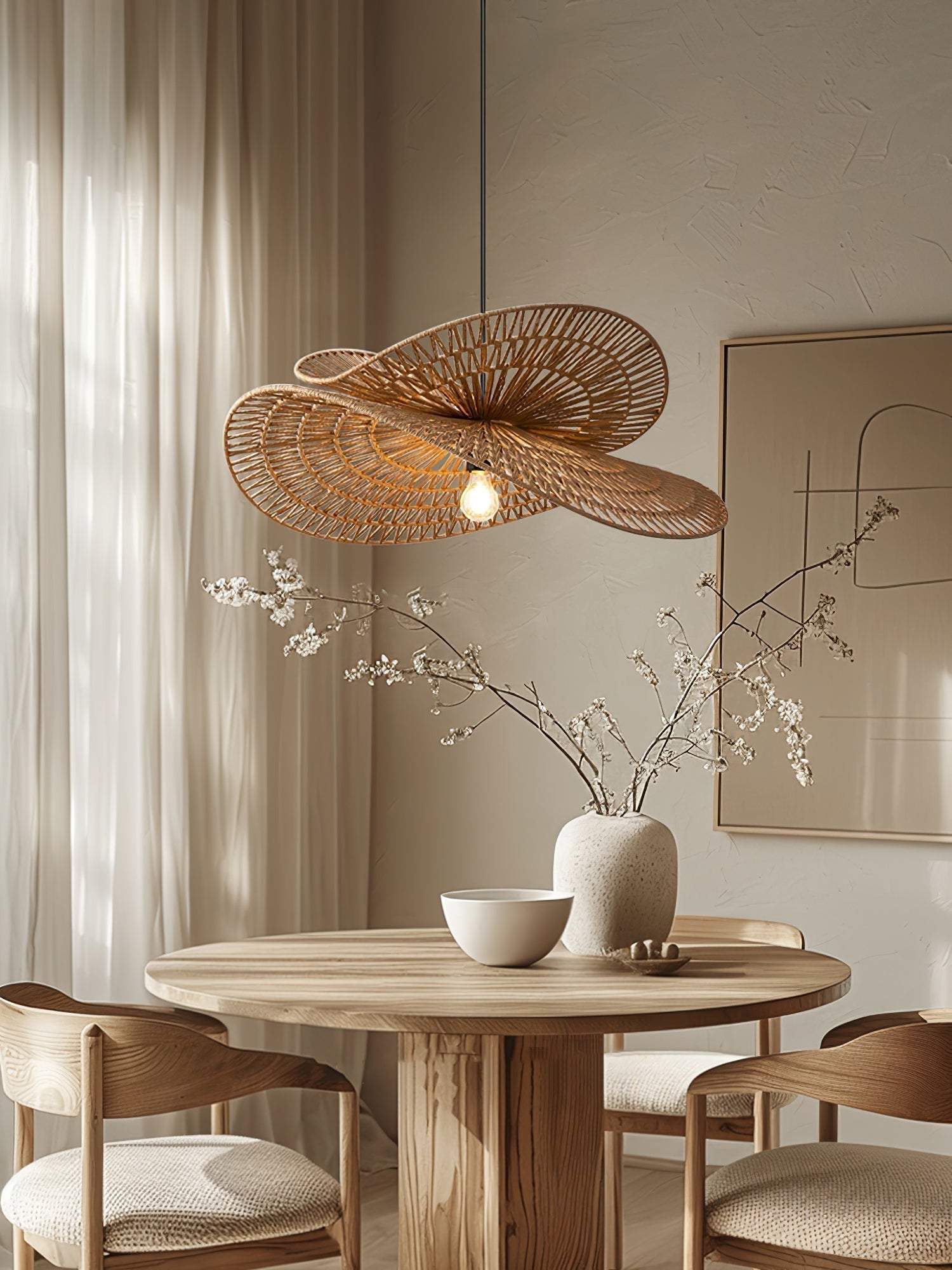 Avelora Hanfseil Traditionell Pendelleuchte-Letslighting