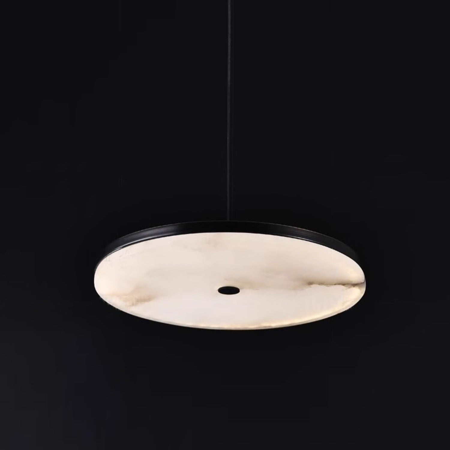 Utalion Modern Minimalist Metal Alabaster Pendant Light - Letslighting