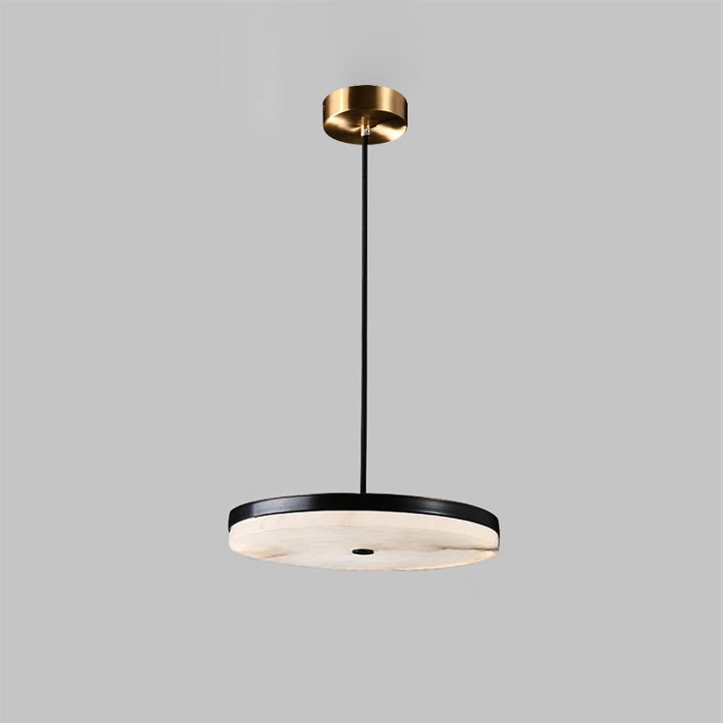 Utalion Modern Minimalist Metal Alabaster Pendant Light - Letslighting