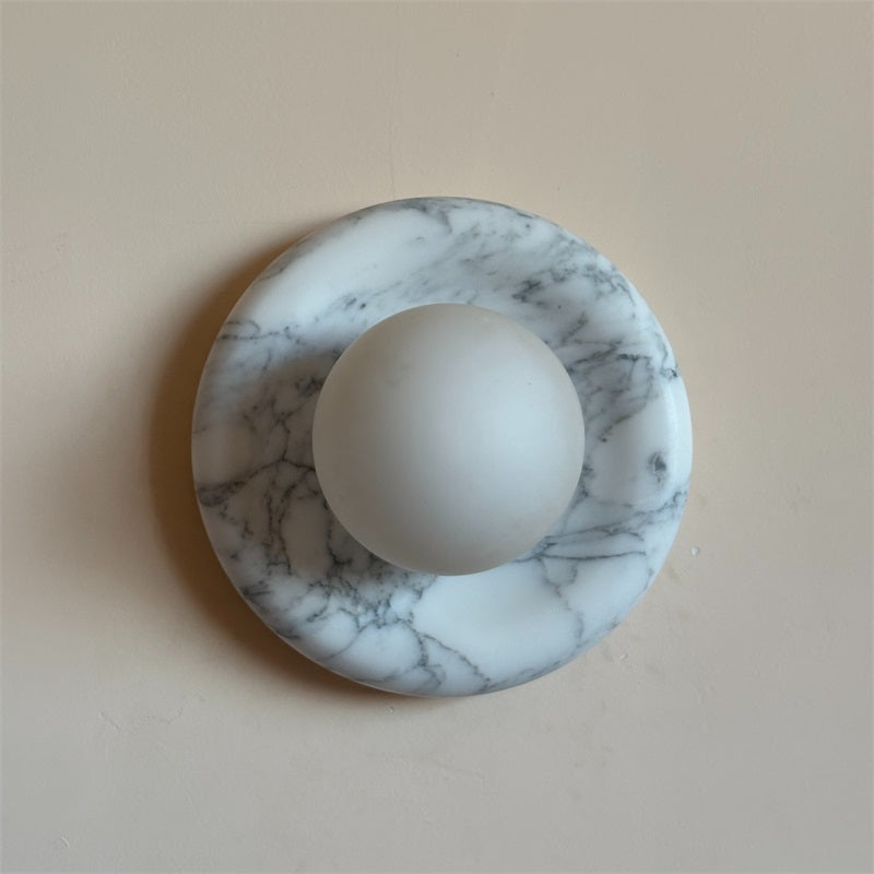 Zoraean Premium Elegance White Marble Sconce Wall Lamp - Letslighting