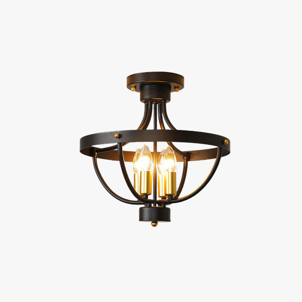 Silva Vintage LED Pendelleuchte Mattschwarzes Metall Esszimmer