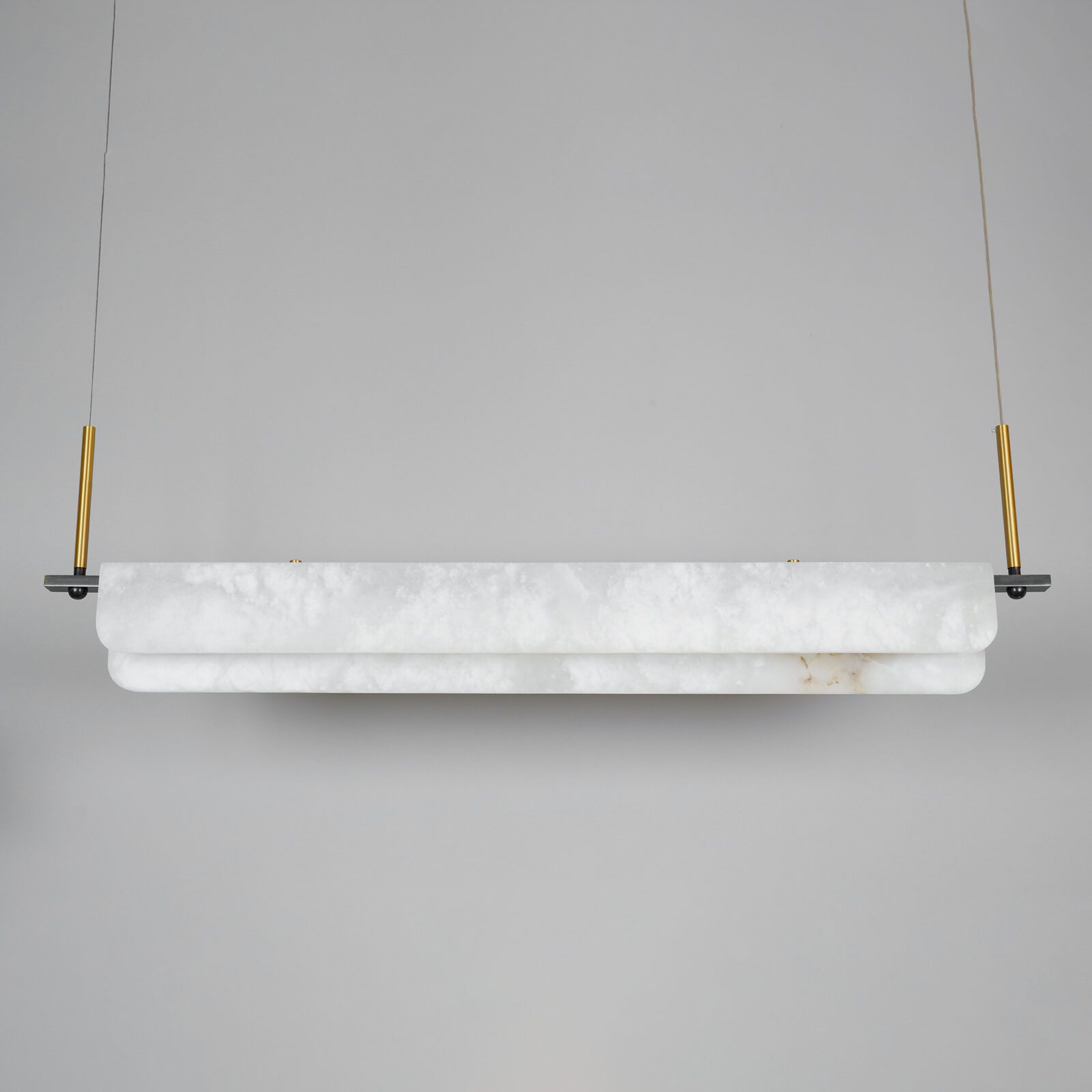 Eshaisra Modern Minimalist Metal Alabaster Pendant Light - Letslighting