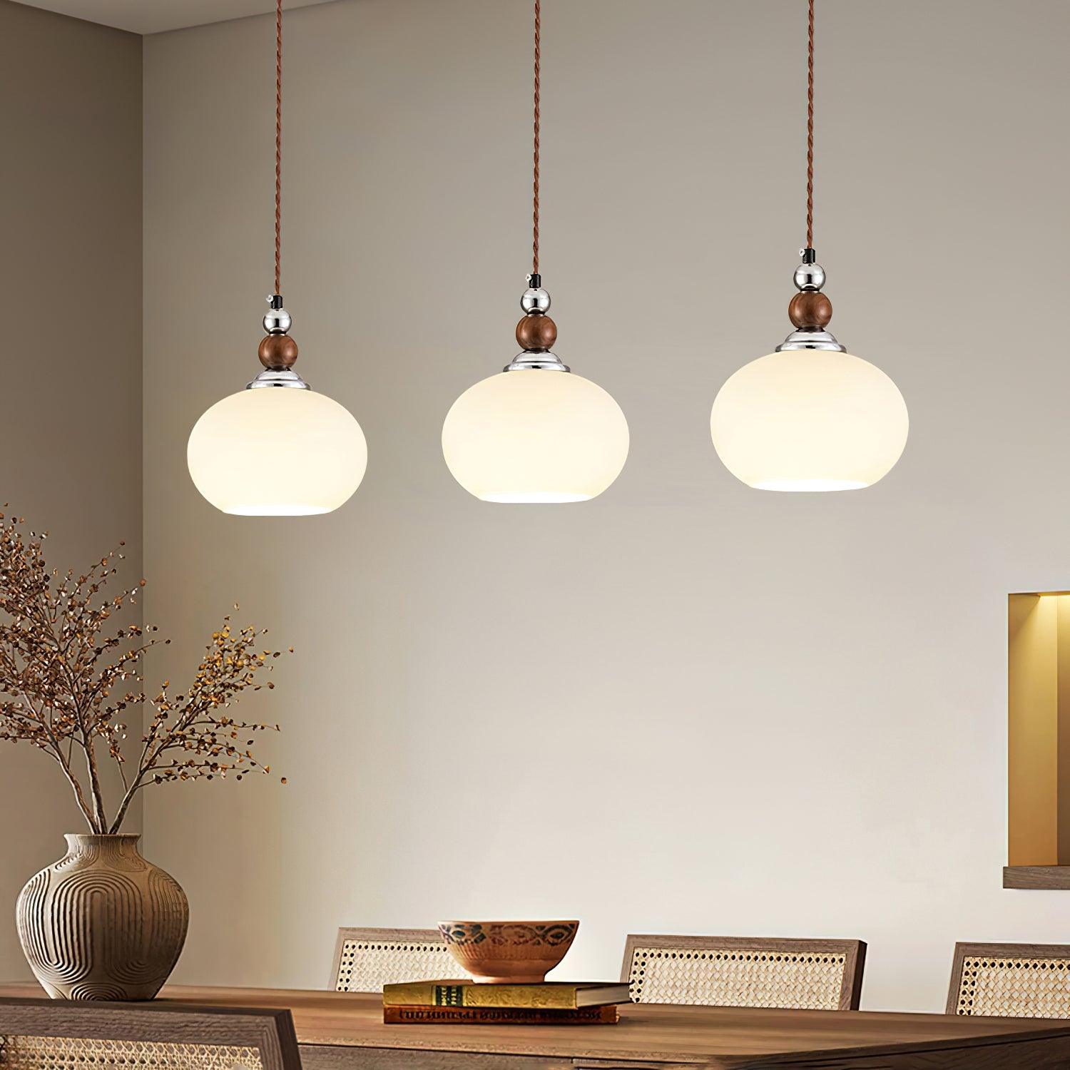 Luna Moderne Glas Pendelleuchte-Letslighting