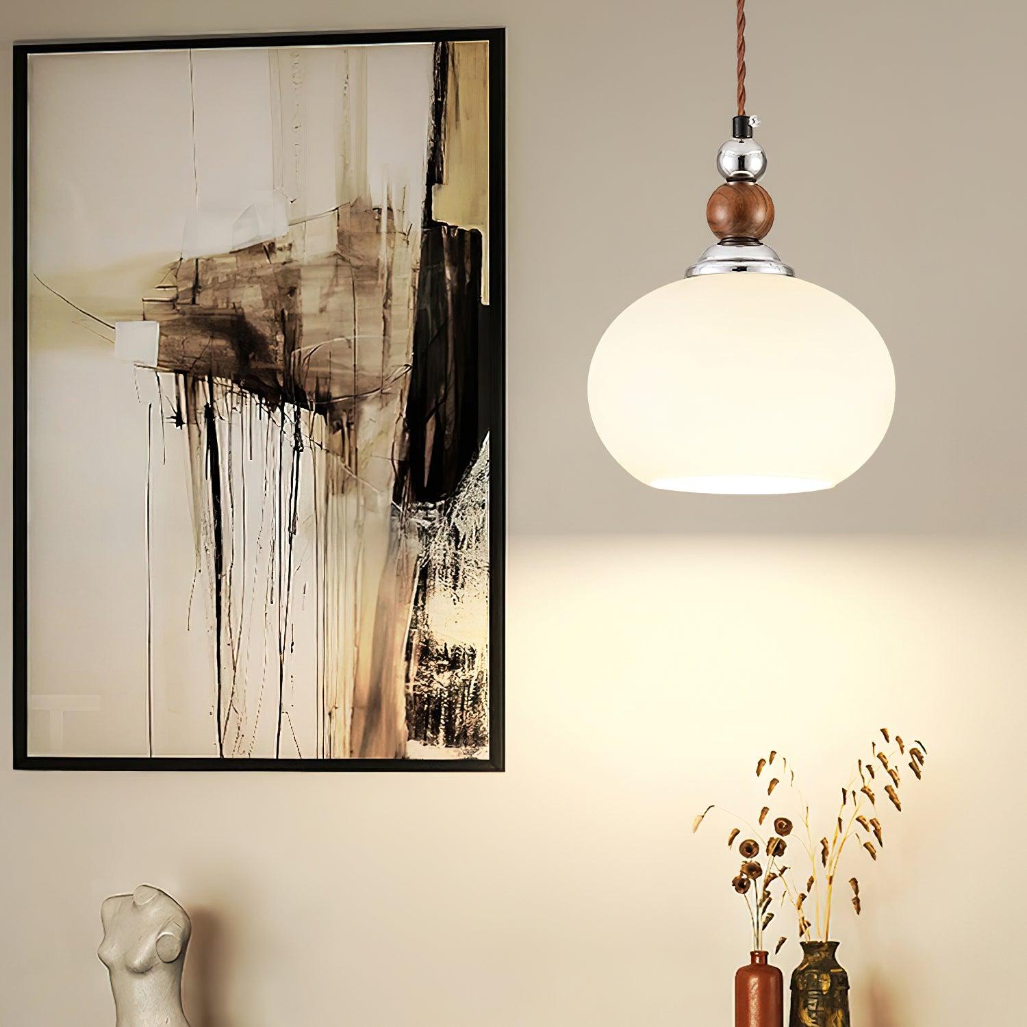 Luna Moderne Glas Pendelleuchte-Letslighting