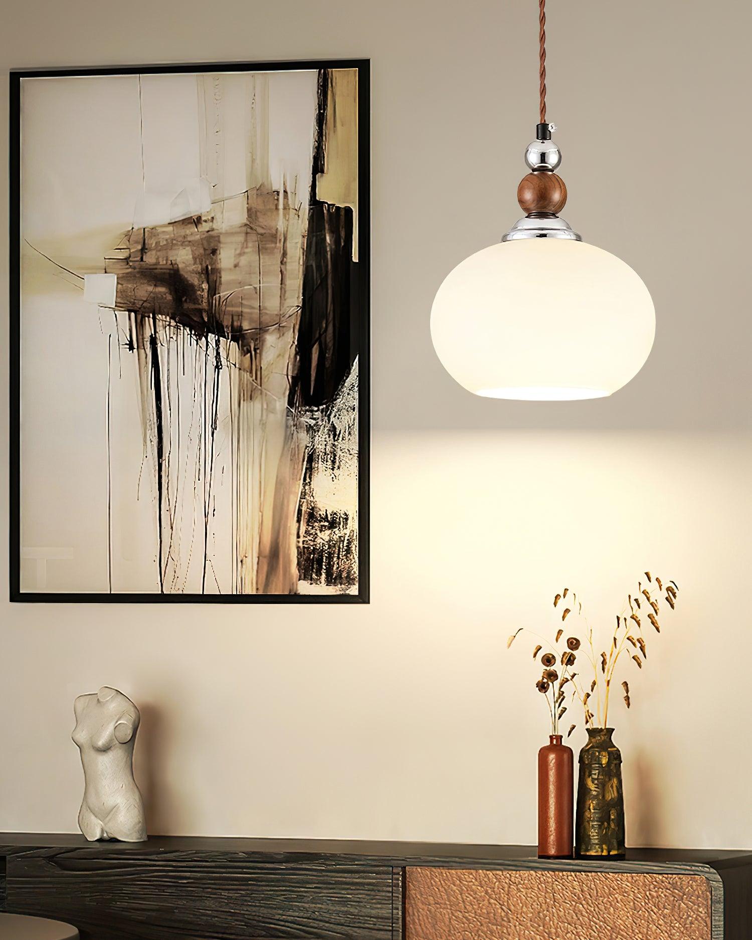 Luna Moderne Glas Pendelleuchte-Letslighting