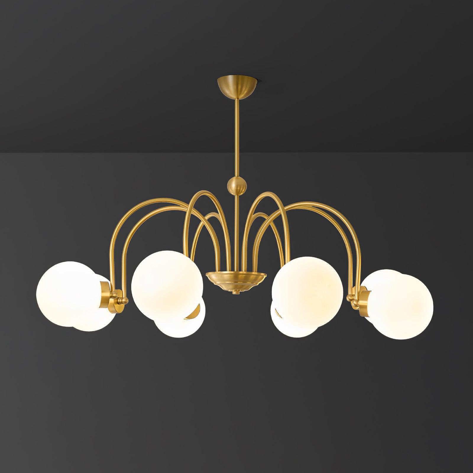 Aurora Luxuriöser Glas-Kronleuchter-Letslighting