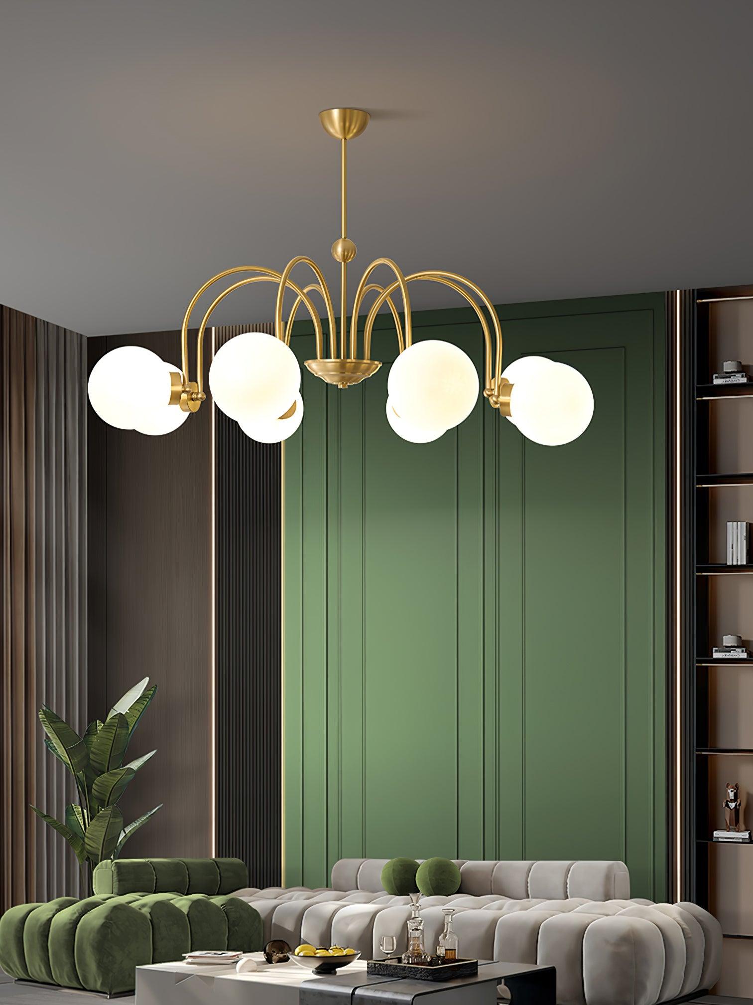 Aurora Luxuriöser Glas-Kronleuchter-Letslighting