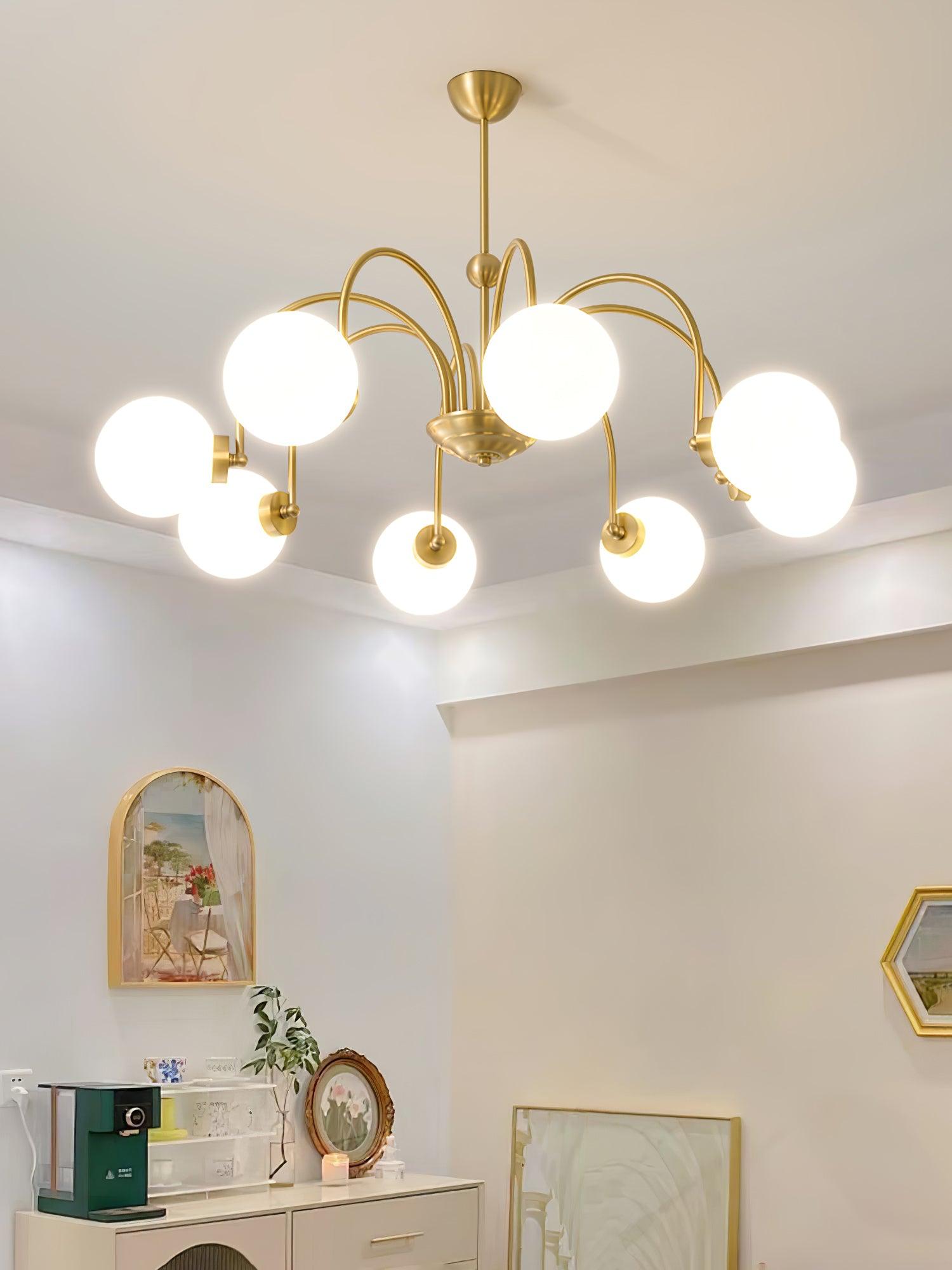 Aurora Luxuriöser Glas-Kronleuchter-Letslighting