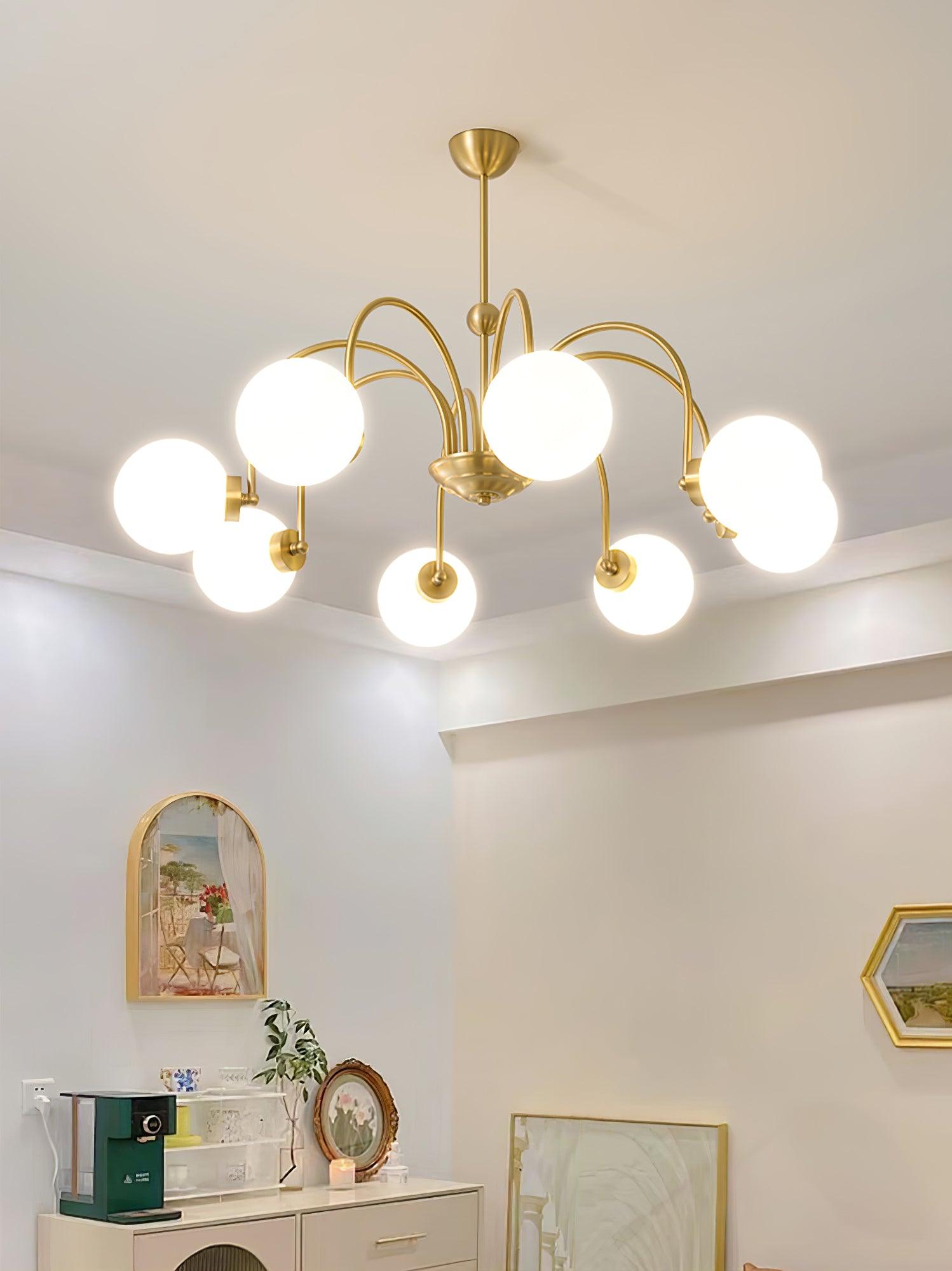 Aurora Luxuriöser Glas-Kronleuchter-Letslighting
