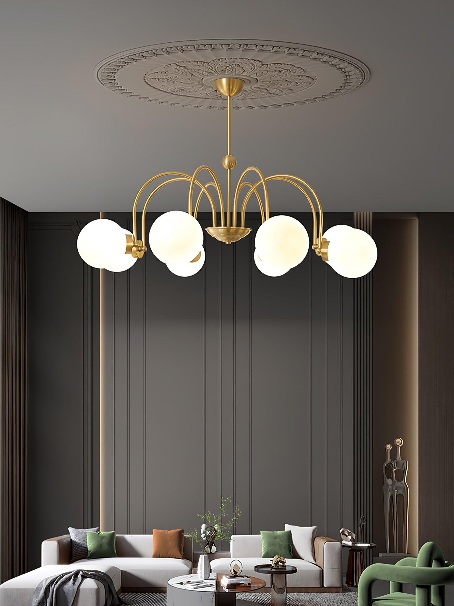 Aurora Luxuriöser Glas-Kronleuchter-Letslighting