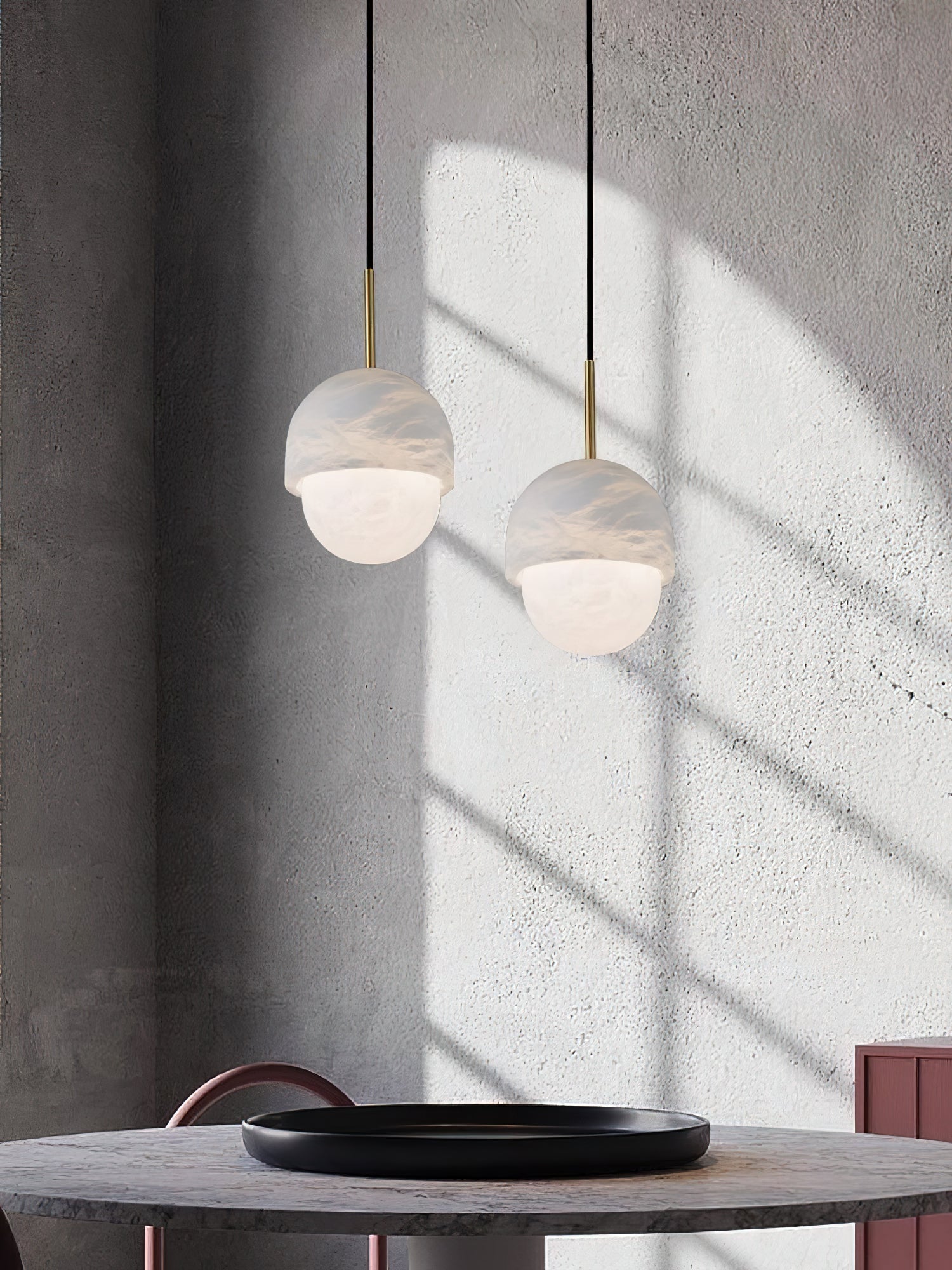 Aurzorus Modern Minimalist Art Alabaster Pendant Light - Letslighting