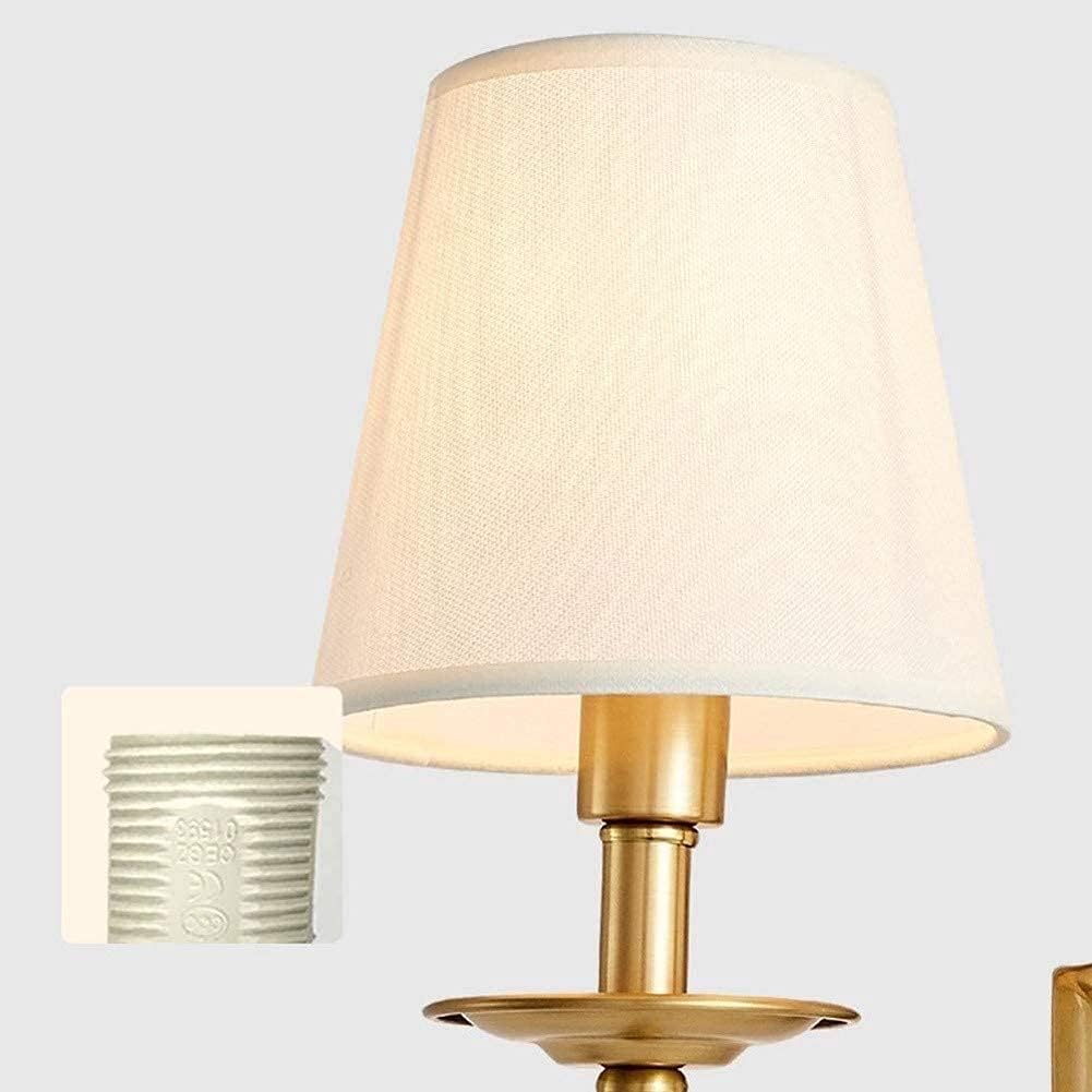 Ilsolion Vintage Industrielle Stoff-Wandleuchte-Letslighting