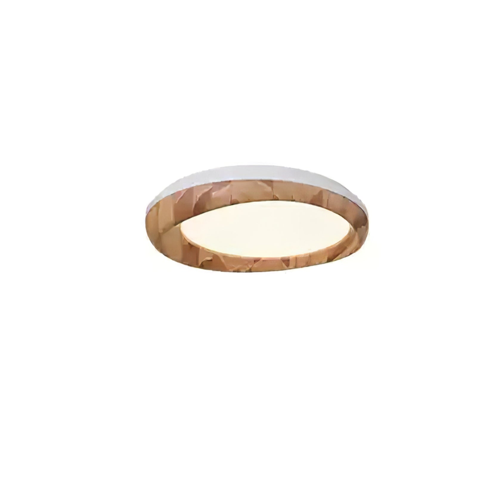 Eurtheara Deckenleuchte aus organischem Holz und Glas-Letslighting