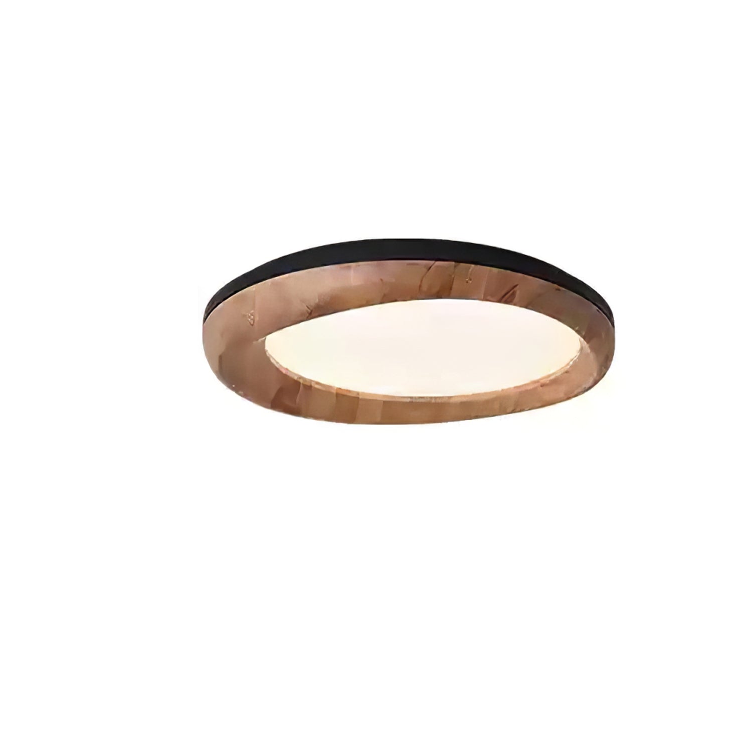Eurtheara Deckenleuchte aus organischem Holz und Glas-Letslighting