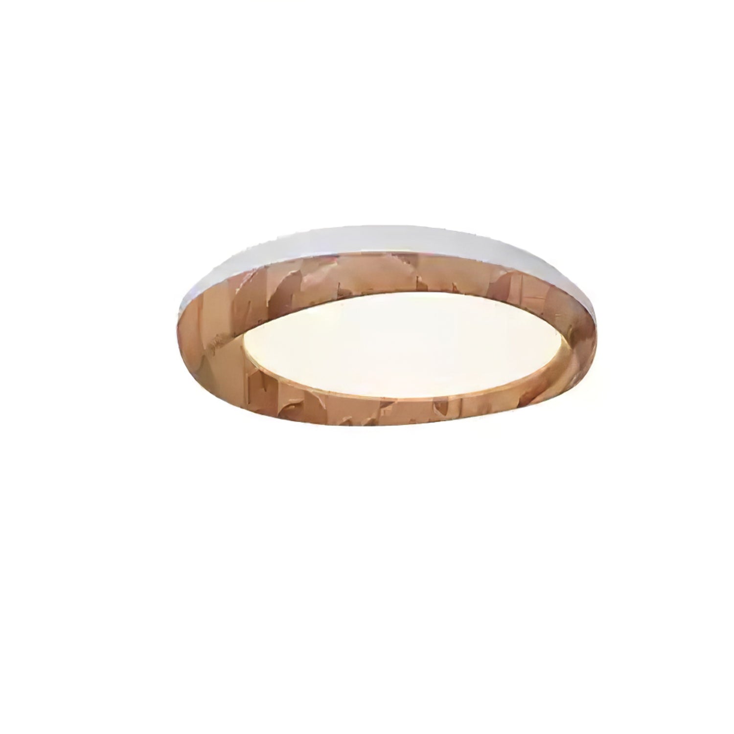 Eurtheara Deckenleuchte aus organischem Holz und Glas-Letslighting