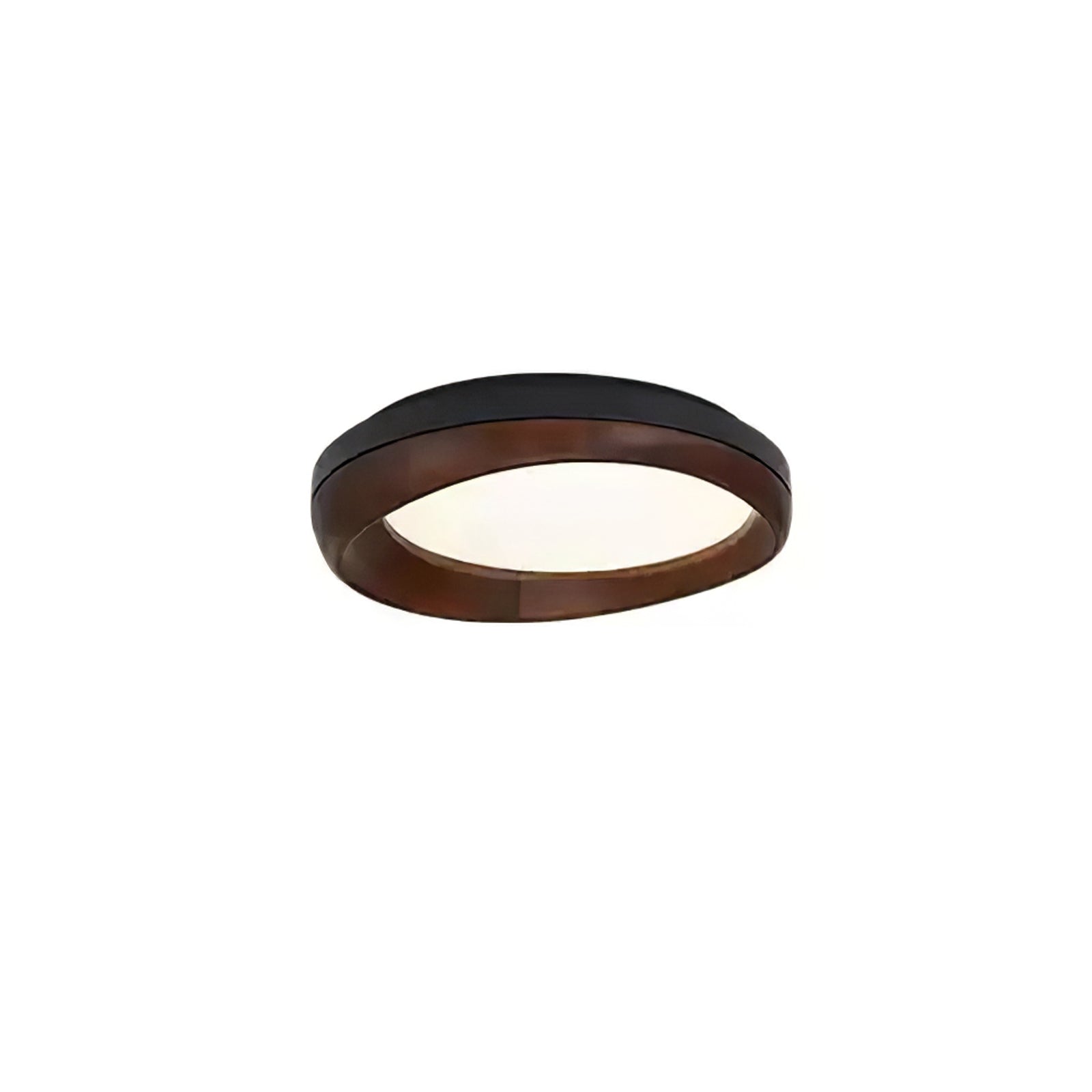 Eurtheara Deckenleuchte aus organischem Holz und Glas-Letslighting