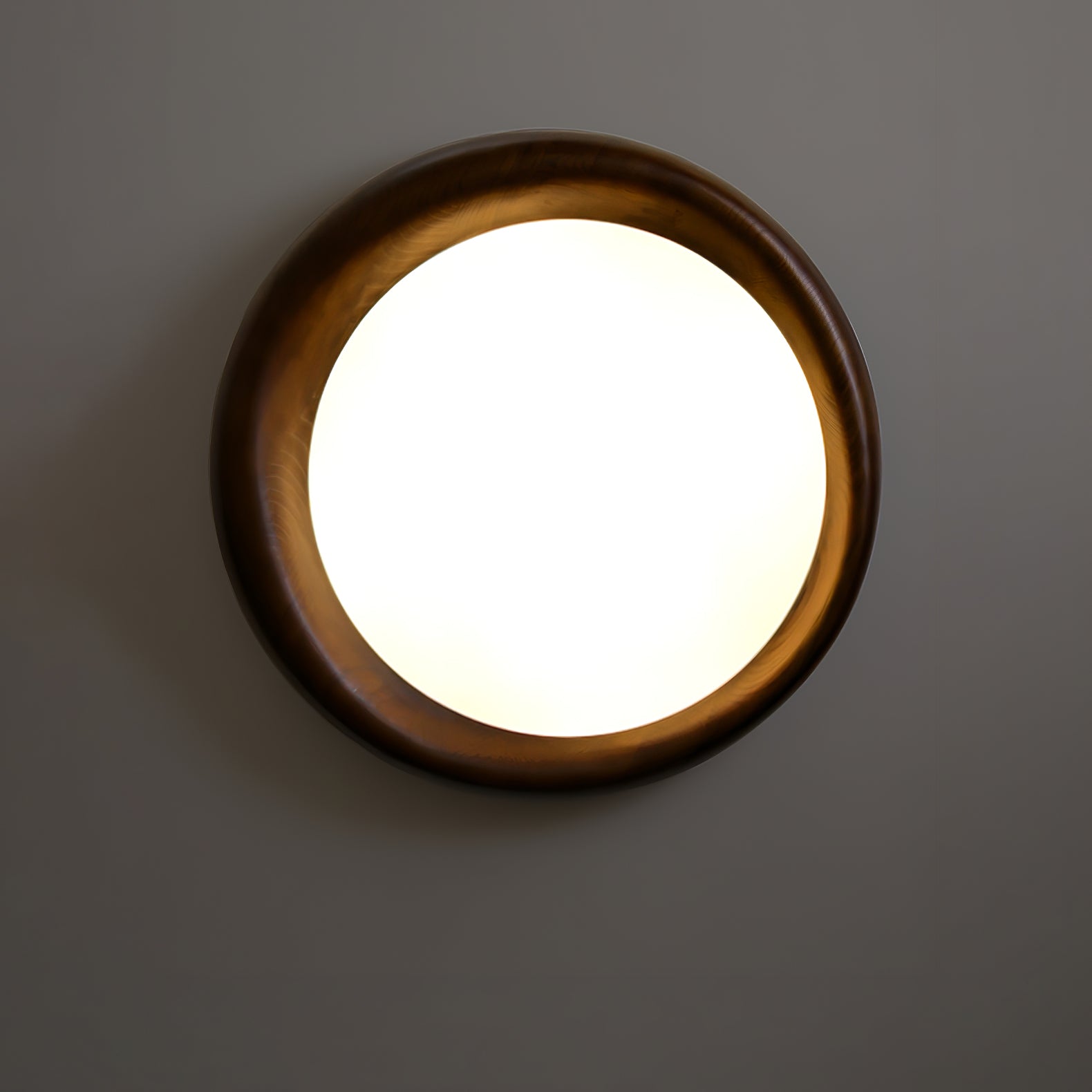 Eurtheara Deckenleuchte aus organischem Holz und Glas-Letslighting