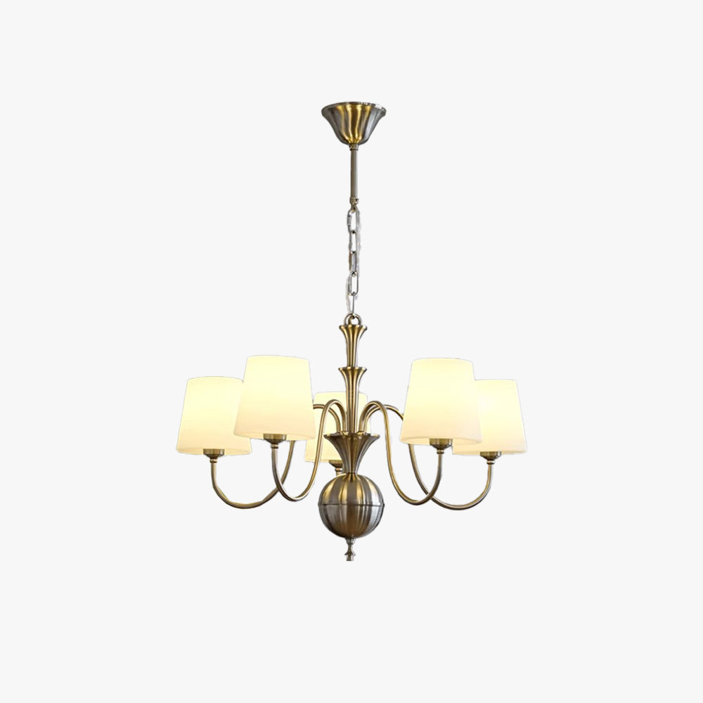 Silva Vintage Metall Glas Kronleuchter Wohnzimmer Schlafzimme
