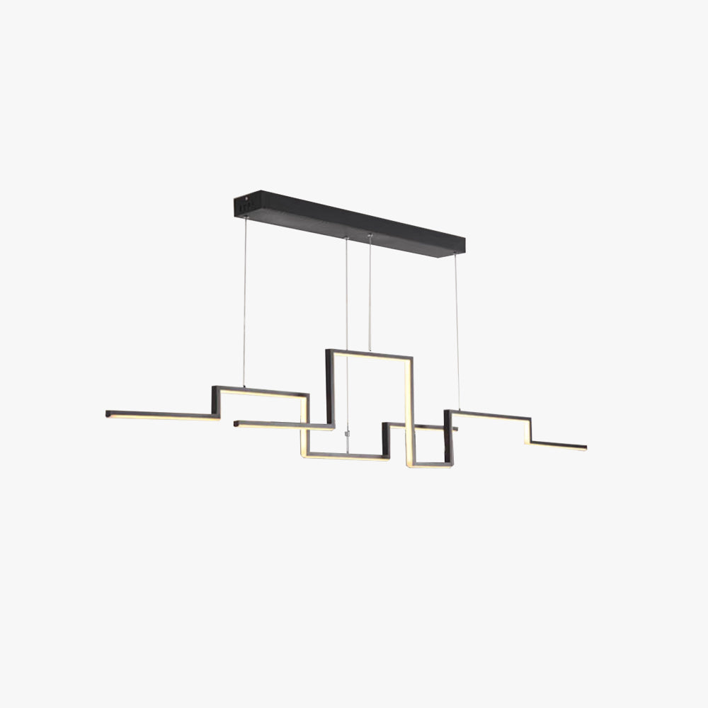 Arisha Modern LED Linear PendelleuchteEsszimmer Metall Acryl