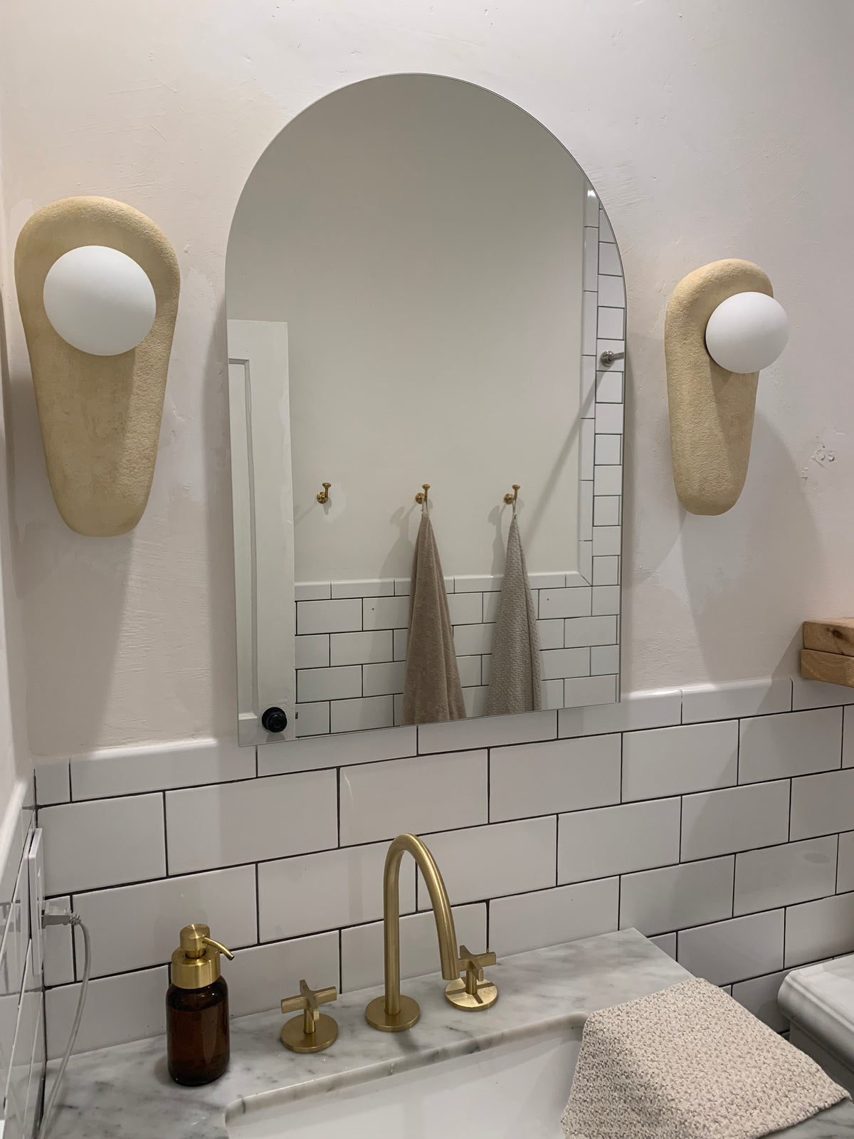 Cashae Harz Glas Wandleuchte-Letslighting
