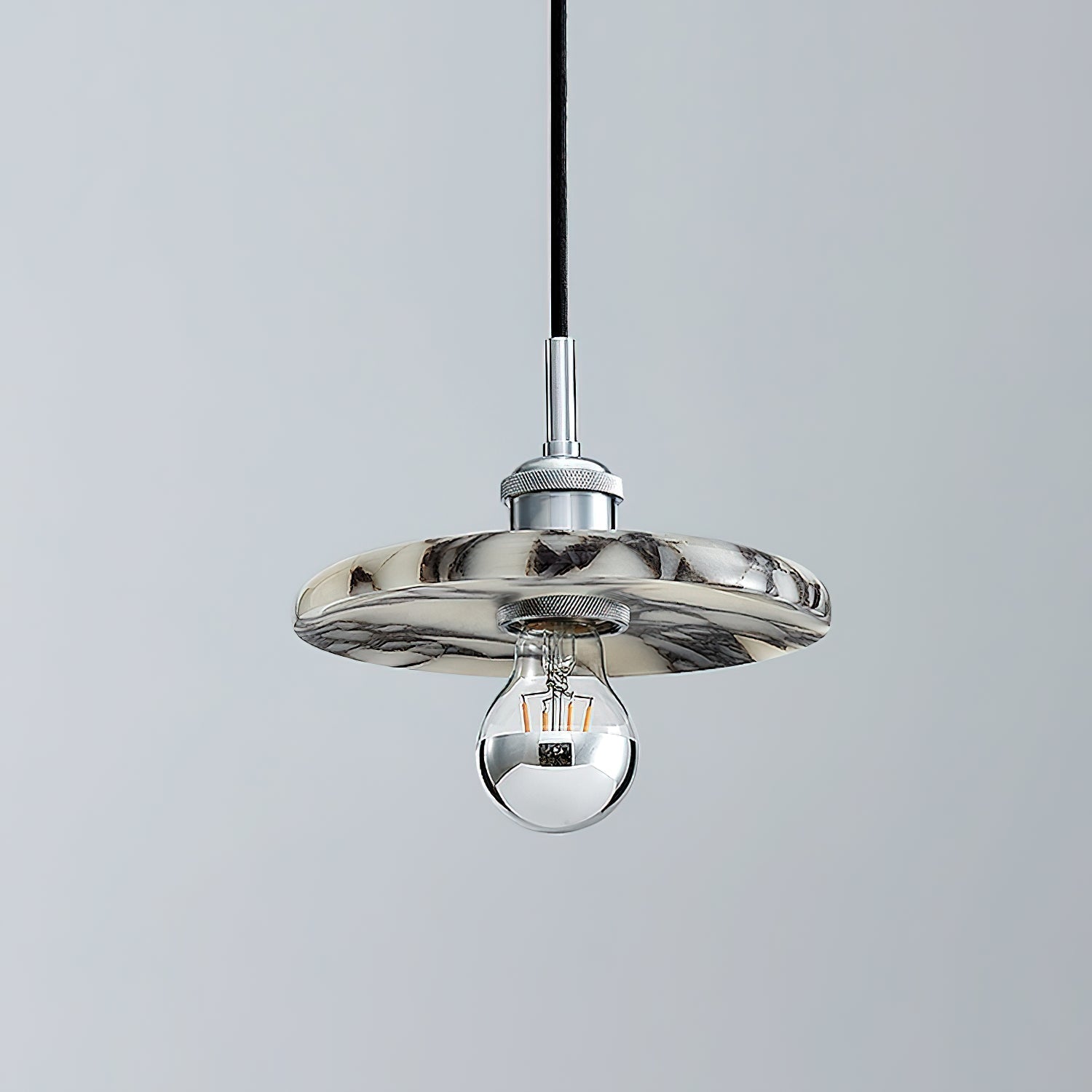 Ovelion Premium Nordic Art Marble Metal Pendant Lamp - Letslighting