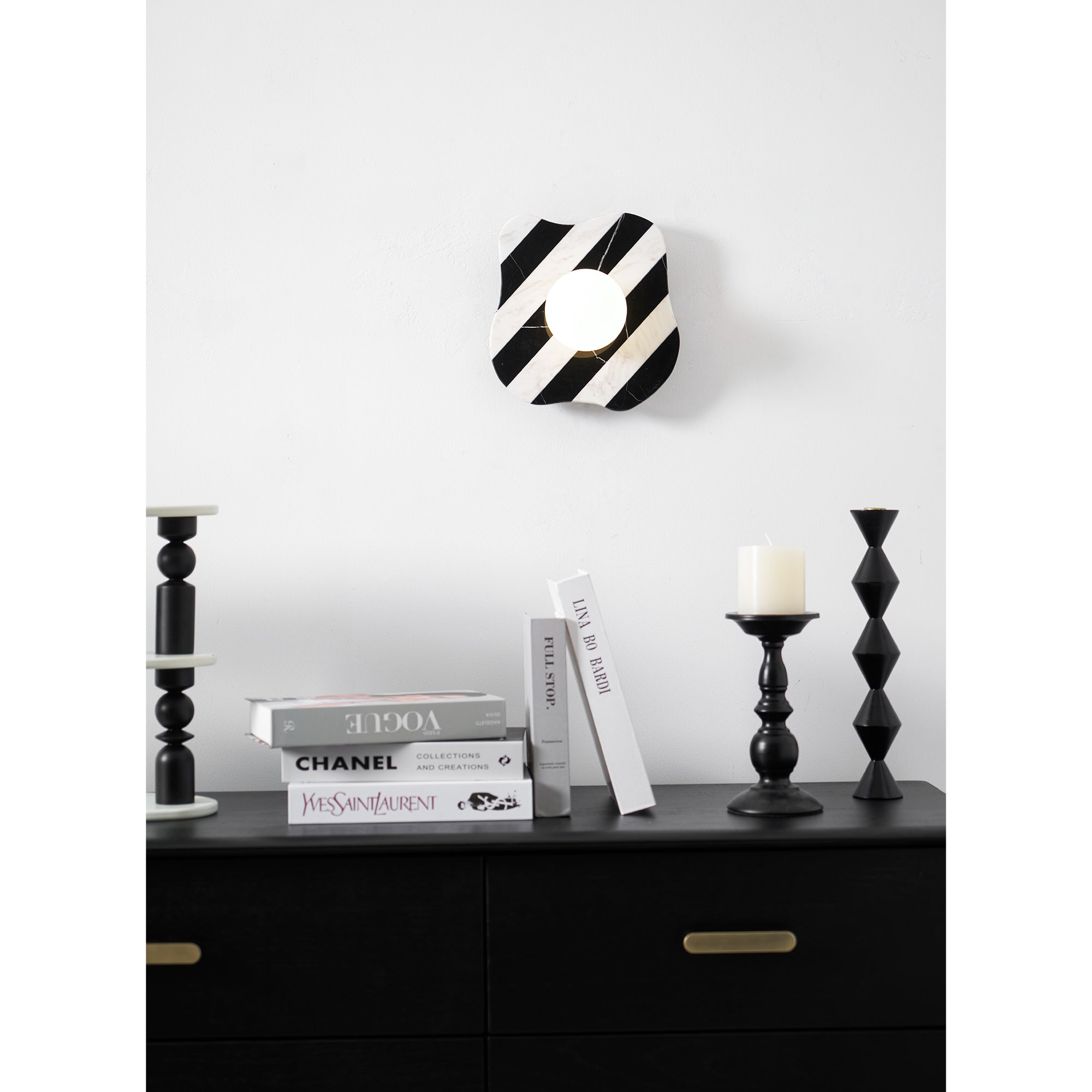 Curinis Individual Creativity Zebra Marble Glass Wall Lamp - Letslighting