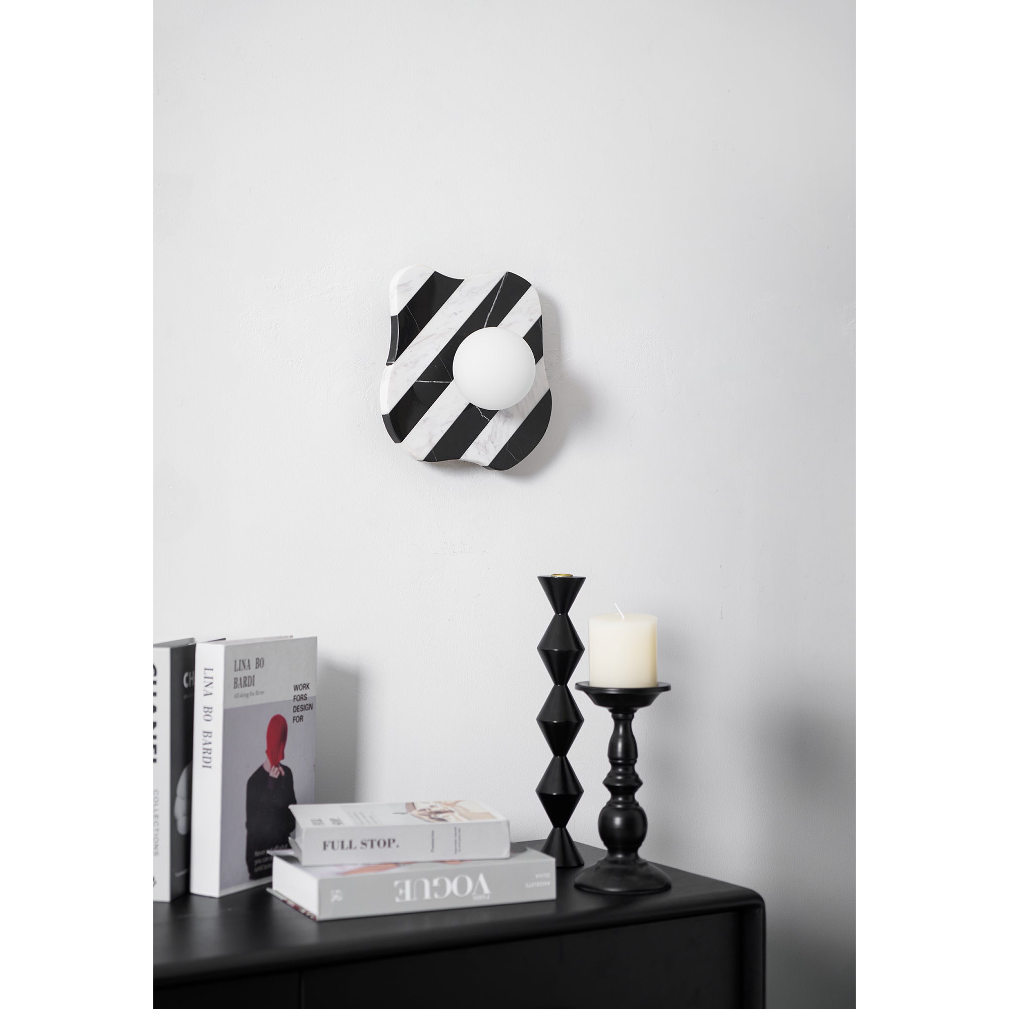 Curinis Individual Creativity Zebra Marble Glass Wall Lamp - Letslighting